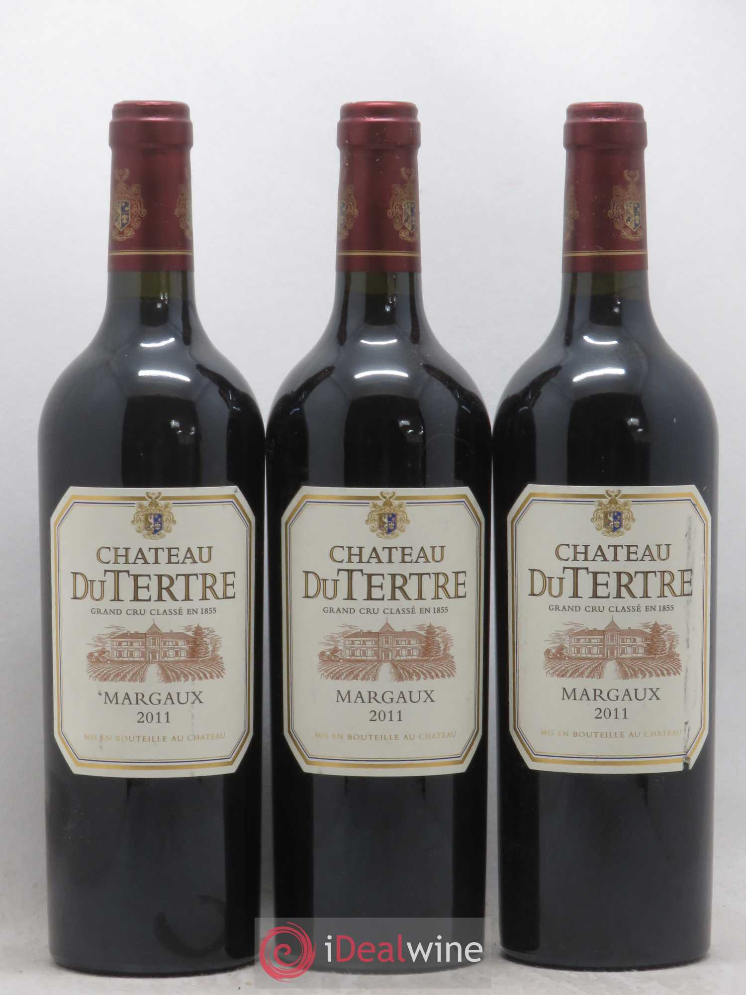 Château du Tertre 5ème Grand Cru Classé 2011 - Lot de 3 bouteilles - 0