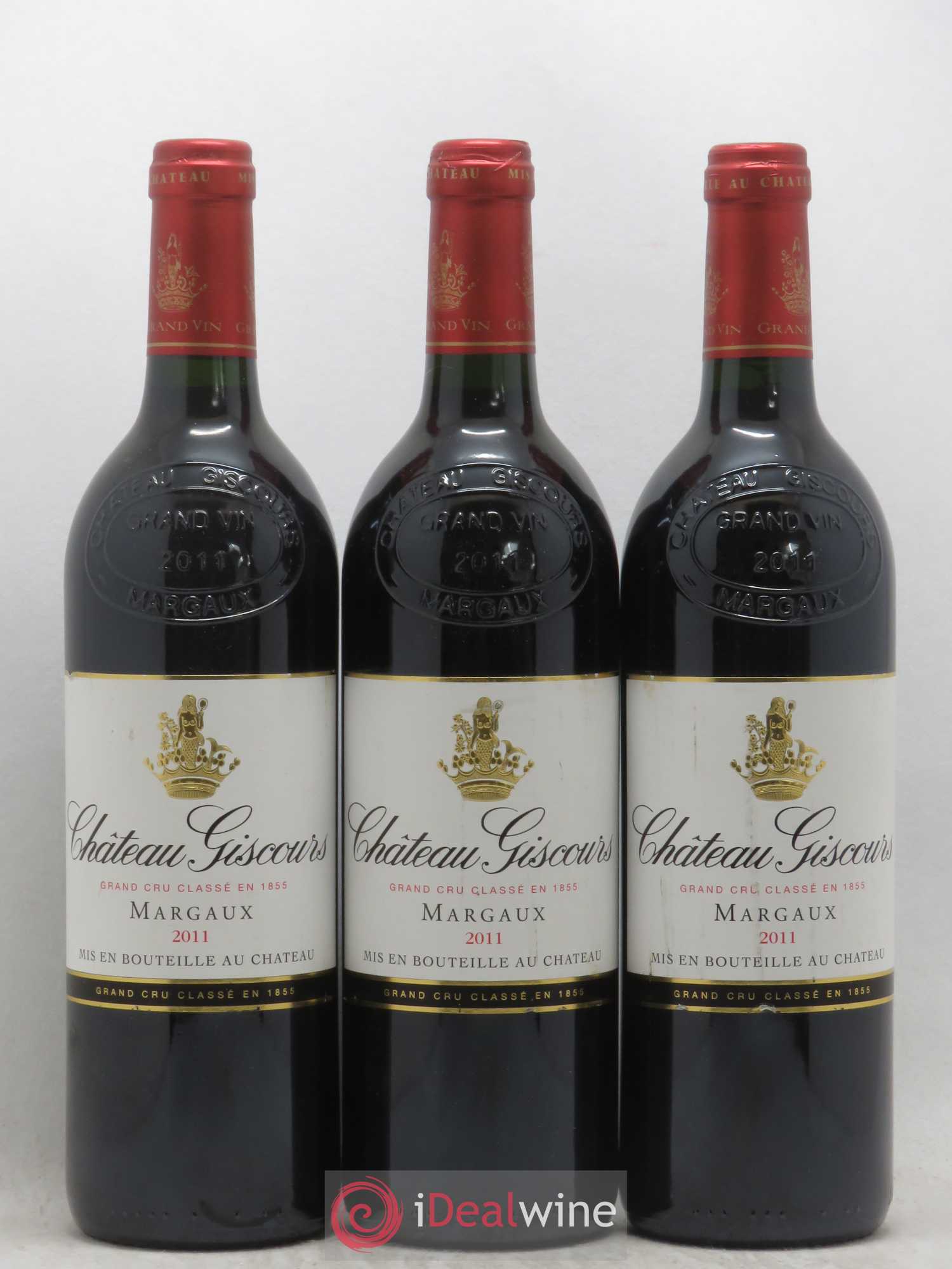 Château Giscours 3ème Grand Cru Classé 2011 - Lot de 3 bouteilles - 0