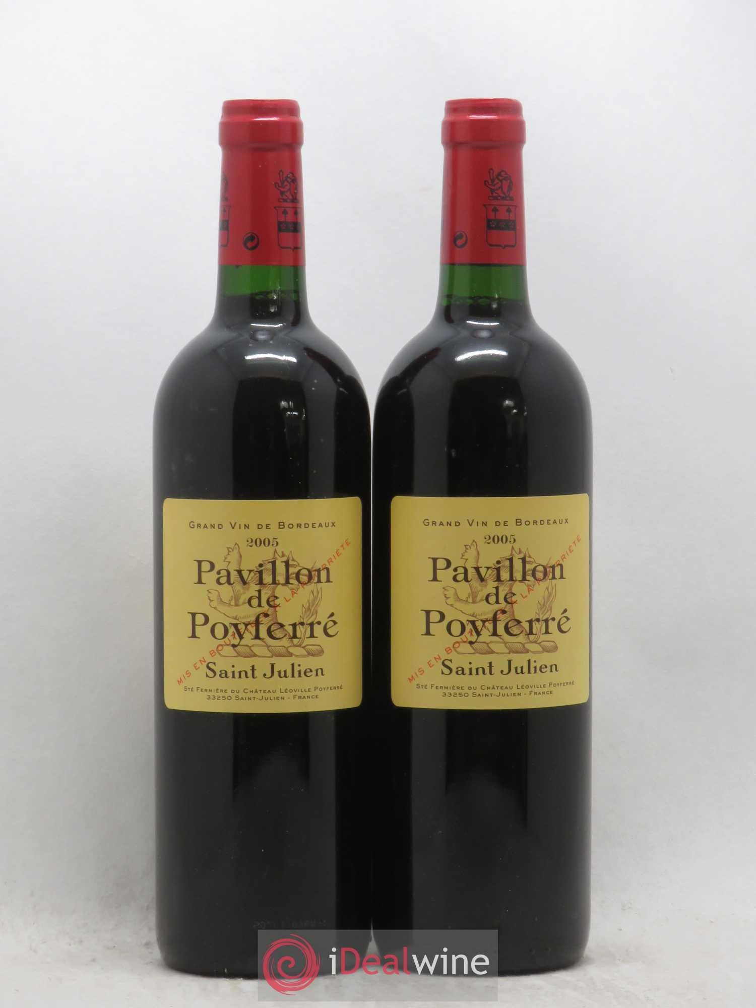 Pavillon de Poyferré Second Vin 2005 - Lot de 2 bouteilles - 0