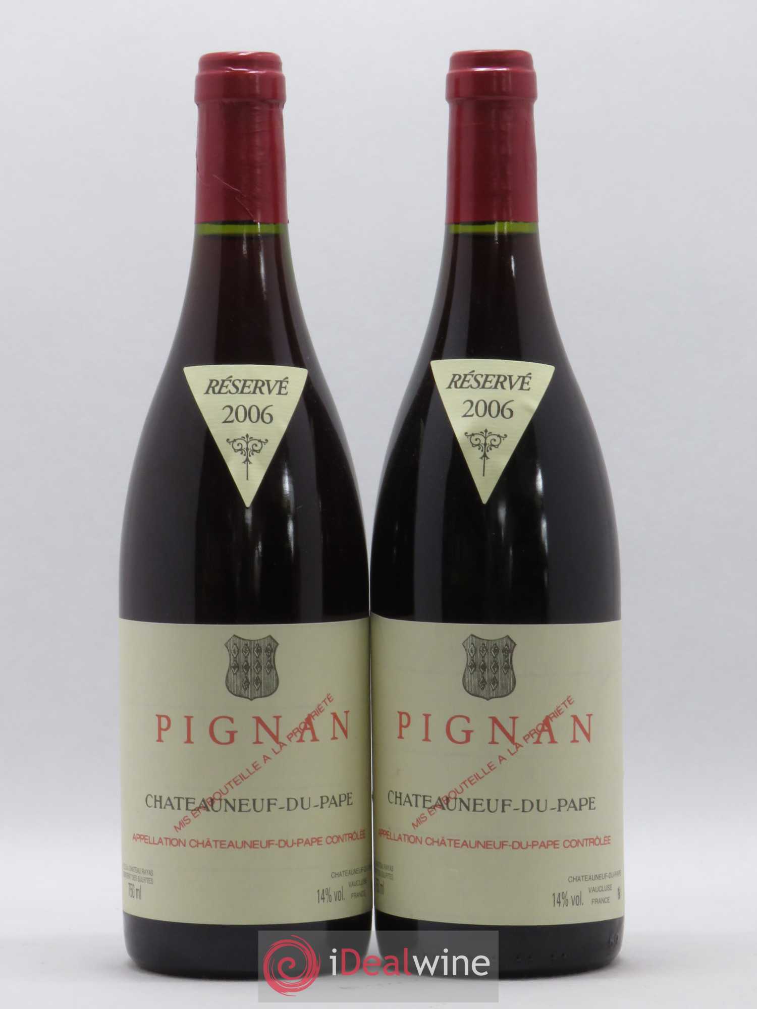 Châteauneuf-du-Pape Pignan Emmanuel Reynaud 2006 - Lot de 2 bouteilles - 0