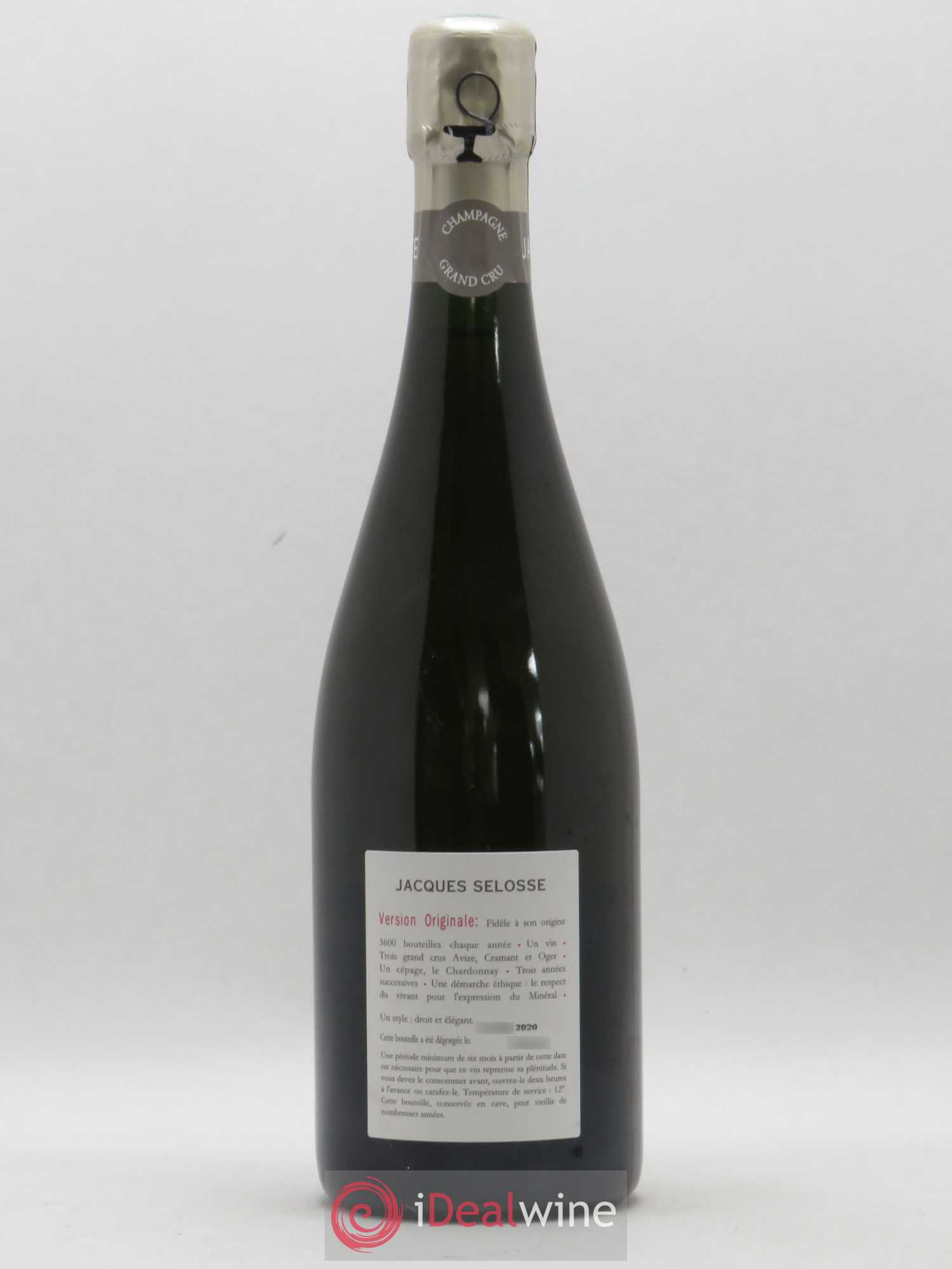 Version Originale Jacques Selosse - Lot de 1 bouteille - 1