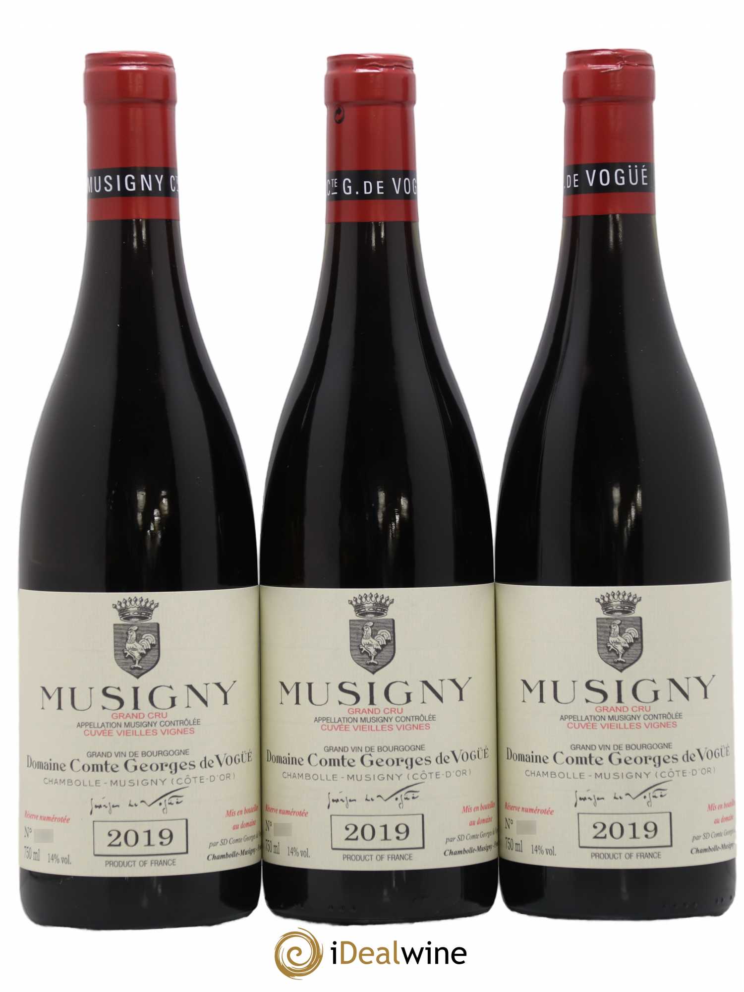Musigny Grand Cru Cuvée Vieilles Vignes Comte Georges de Vogüé 2019 - Lot de 6 bouteilles - 1