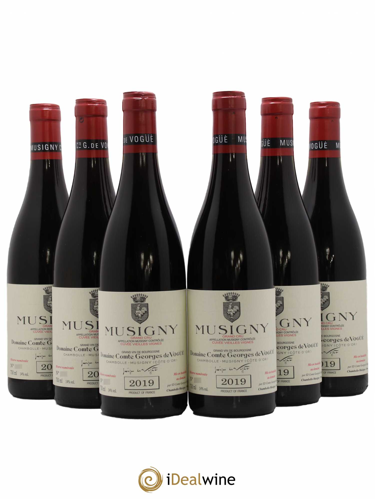 Musigny Grand Cru Cuvée Vieilles Vignes Comte Georges de Vogüé 2019 - Lot de 6 bouteilles - 0