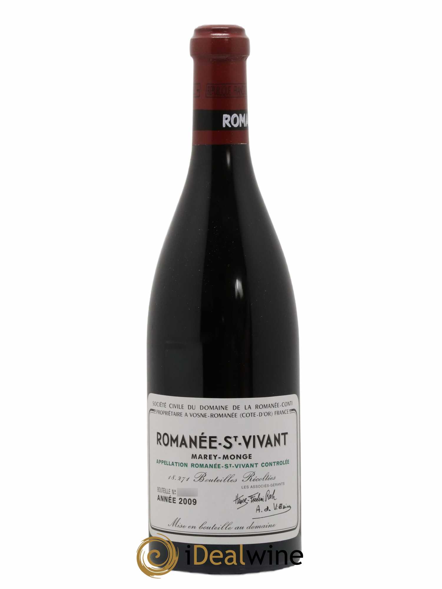 Romanée-Saint-Vivant Grand Cru Domaine de la Romanée-Conti 2009 - Lot de 1 bouteille - 0