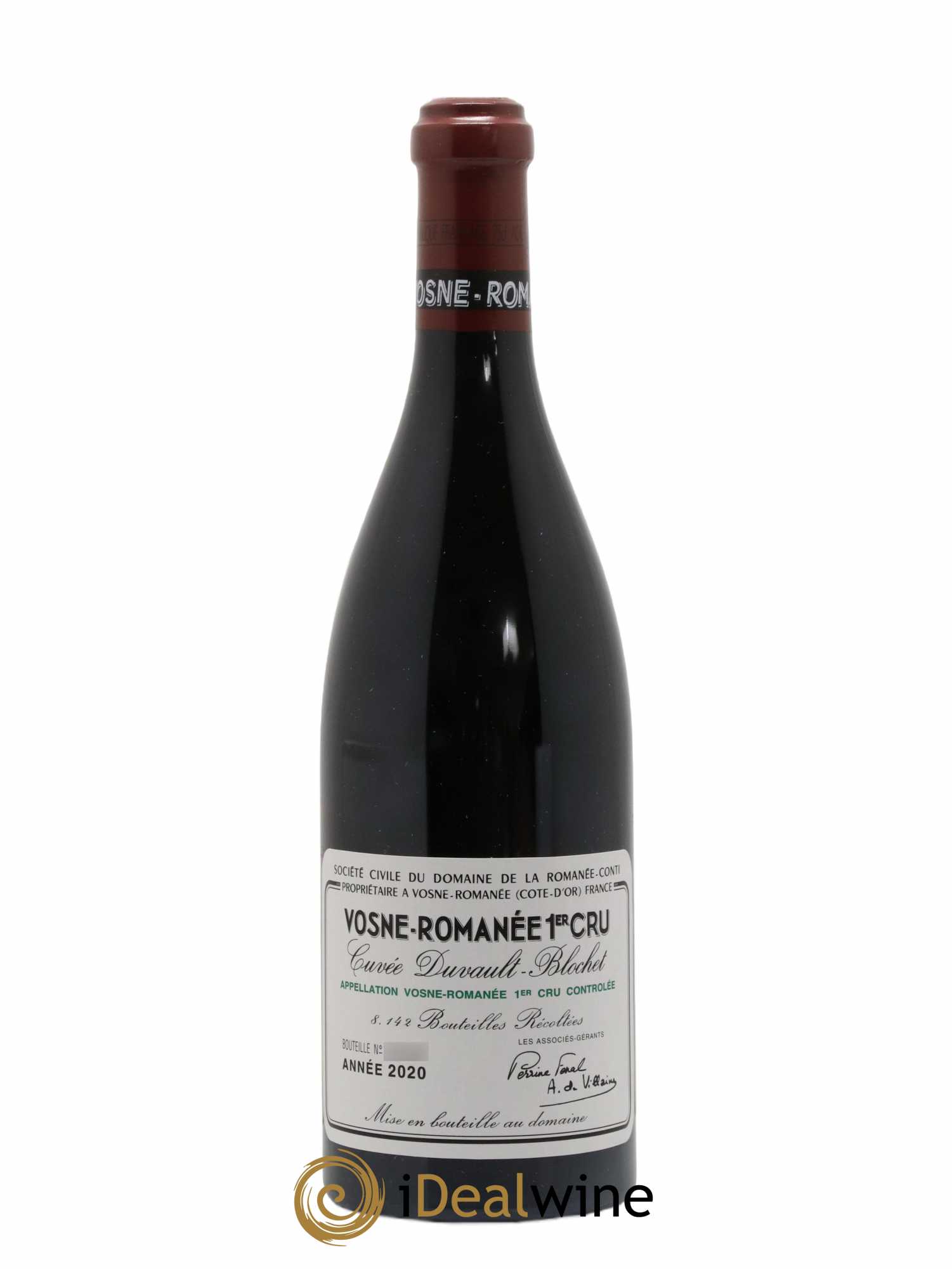 Vosne-Romanée 1er Cru Cuvée Duvault Blochet Domaine de la Romanée-Conti 2020 - Lotto di 1 bottiglia - 0