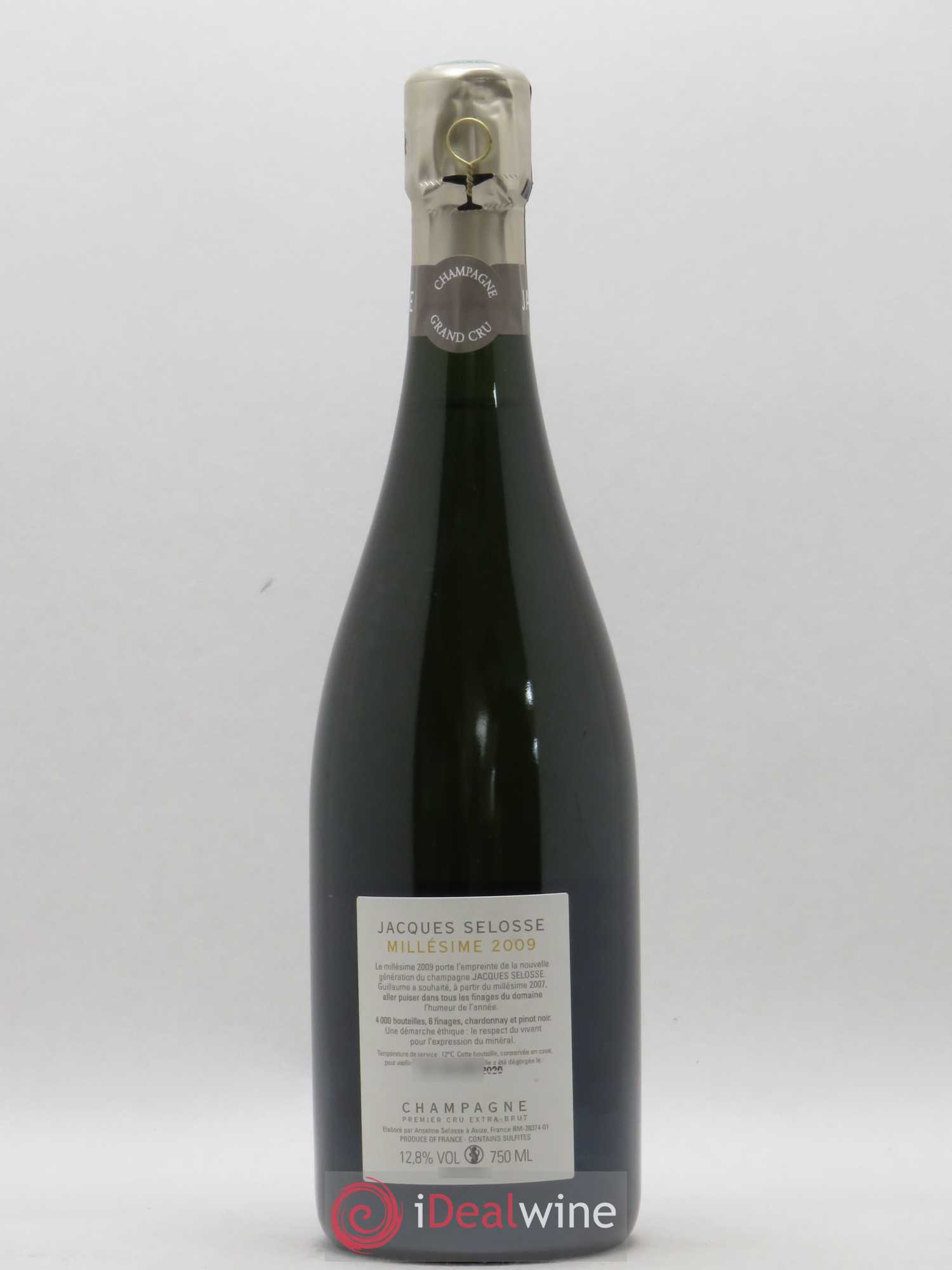 1er Cru Millésimé Extra-Brut Jacques Selosse 2009 - Lot de 1 bouteille - 1