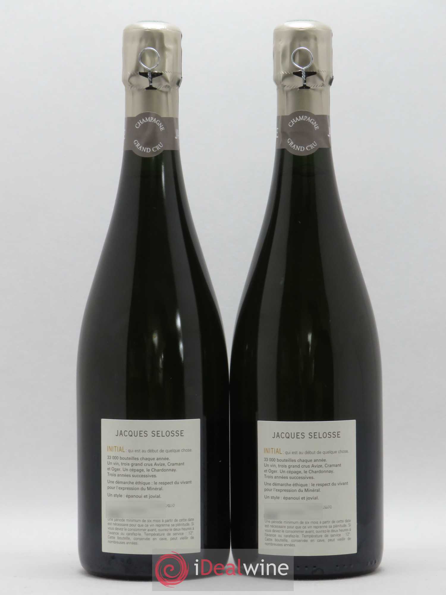 Initial Brut Jacques Selosse - Lot de 2 bouteilles - 1