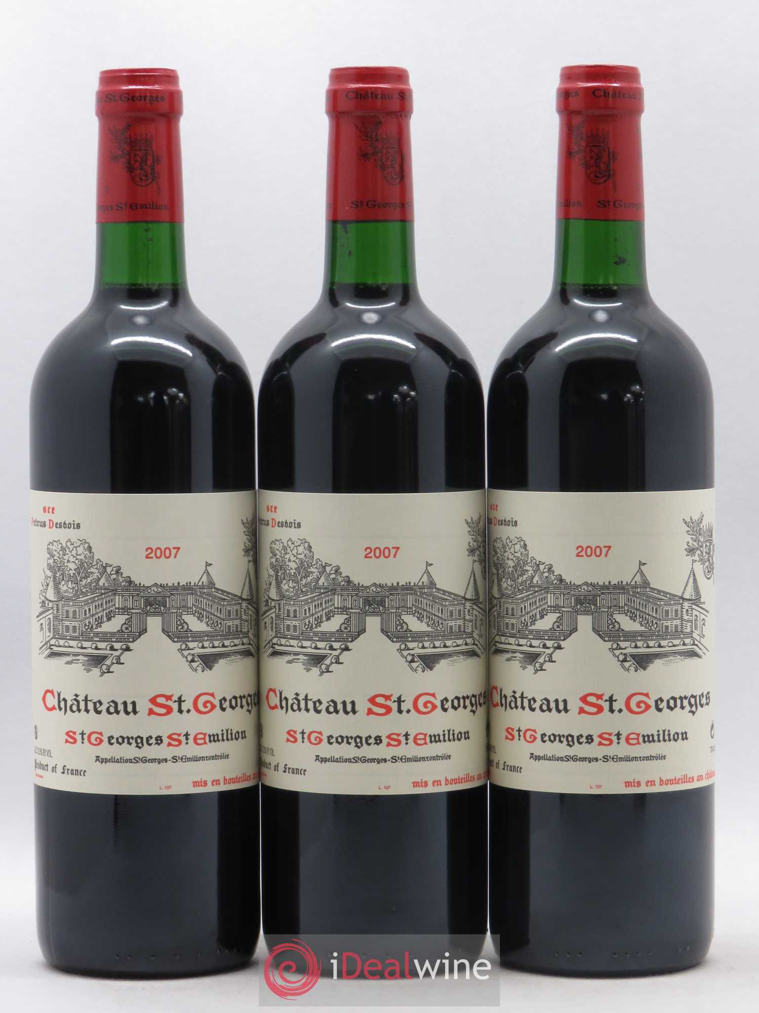 Château Saint-Georges 2007 - Lot de 3 bouteilles - 0