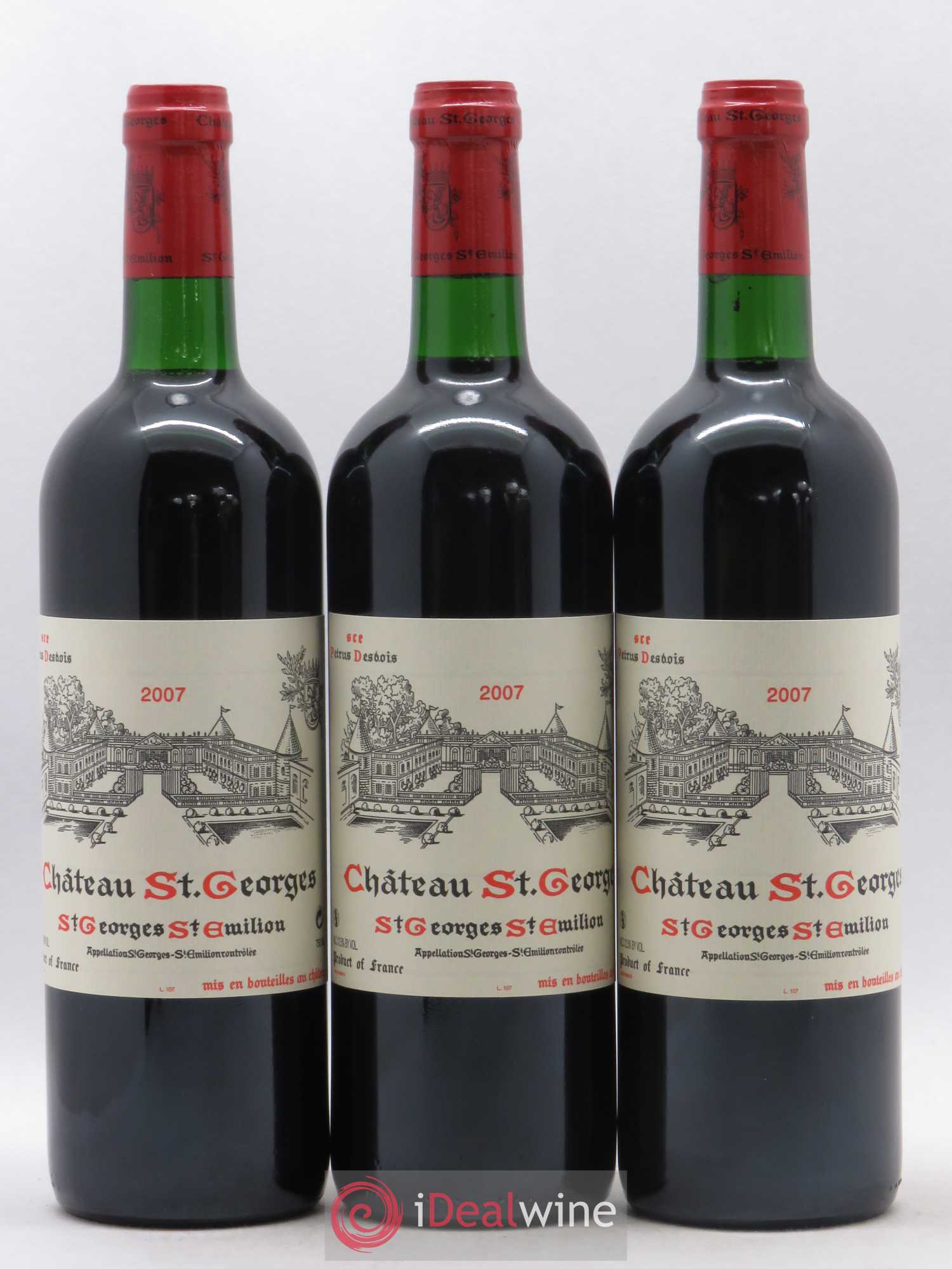 Château Saint-Georges 2007 - Lot de 3 bouteilles - 0