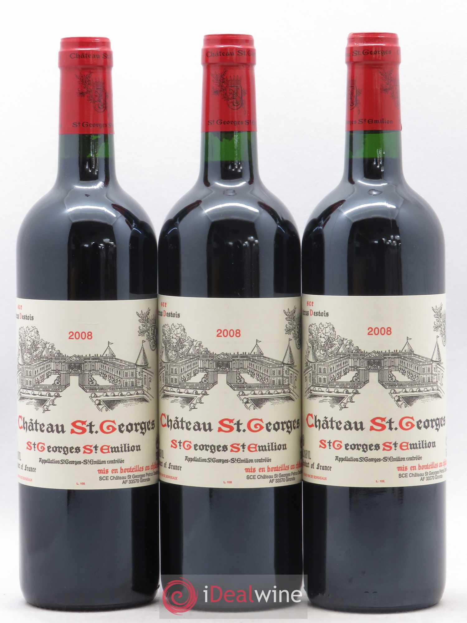 Château Saint-Georges 2008 - Lot de 6 bouteilles - 1