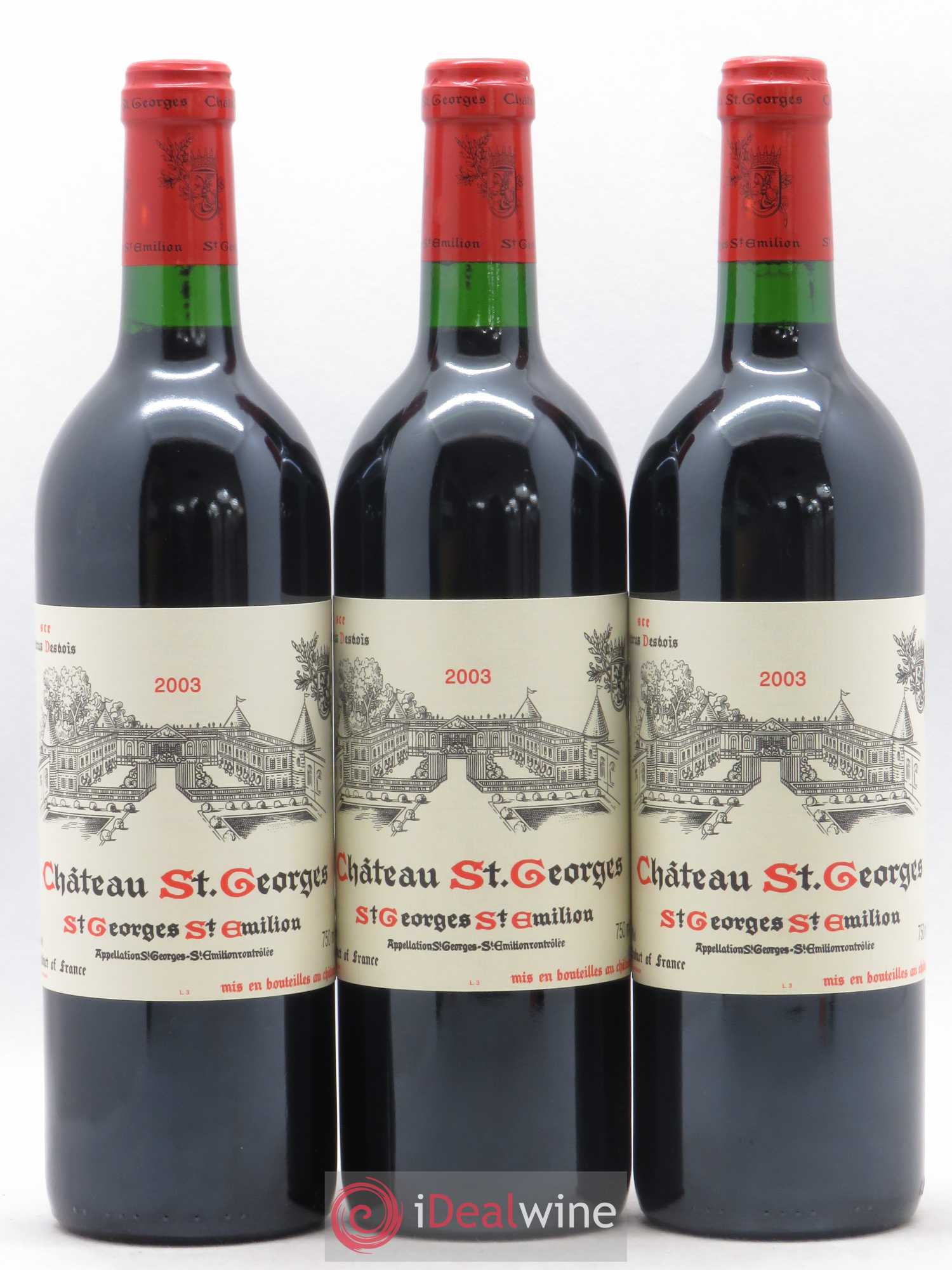Château Saint-Georges 2003 - Lot de 6 bouteilles - 1