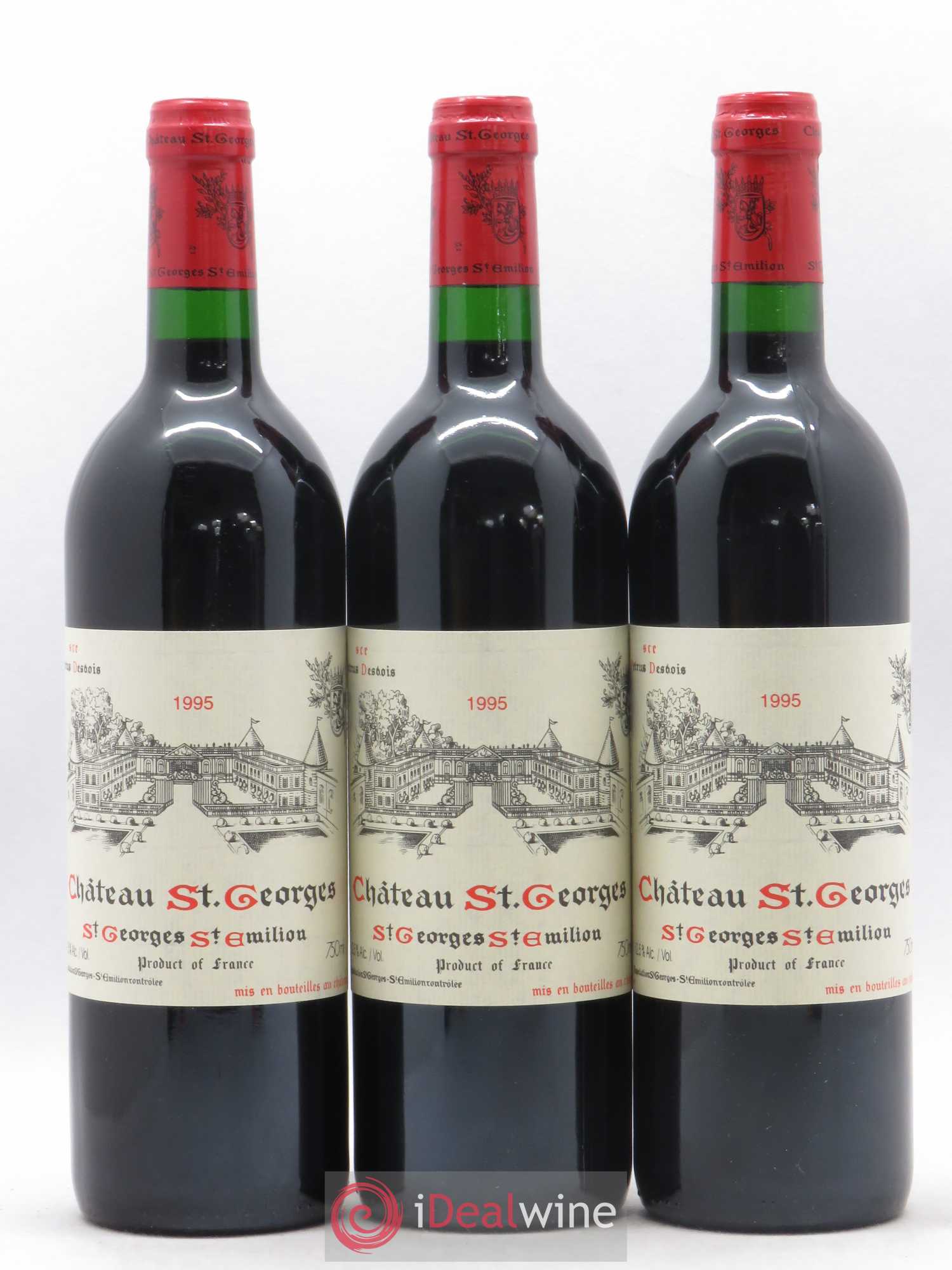 Château Saint-Georges 1995 - Lot de 3 bouteilles - 0