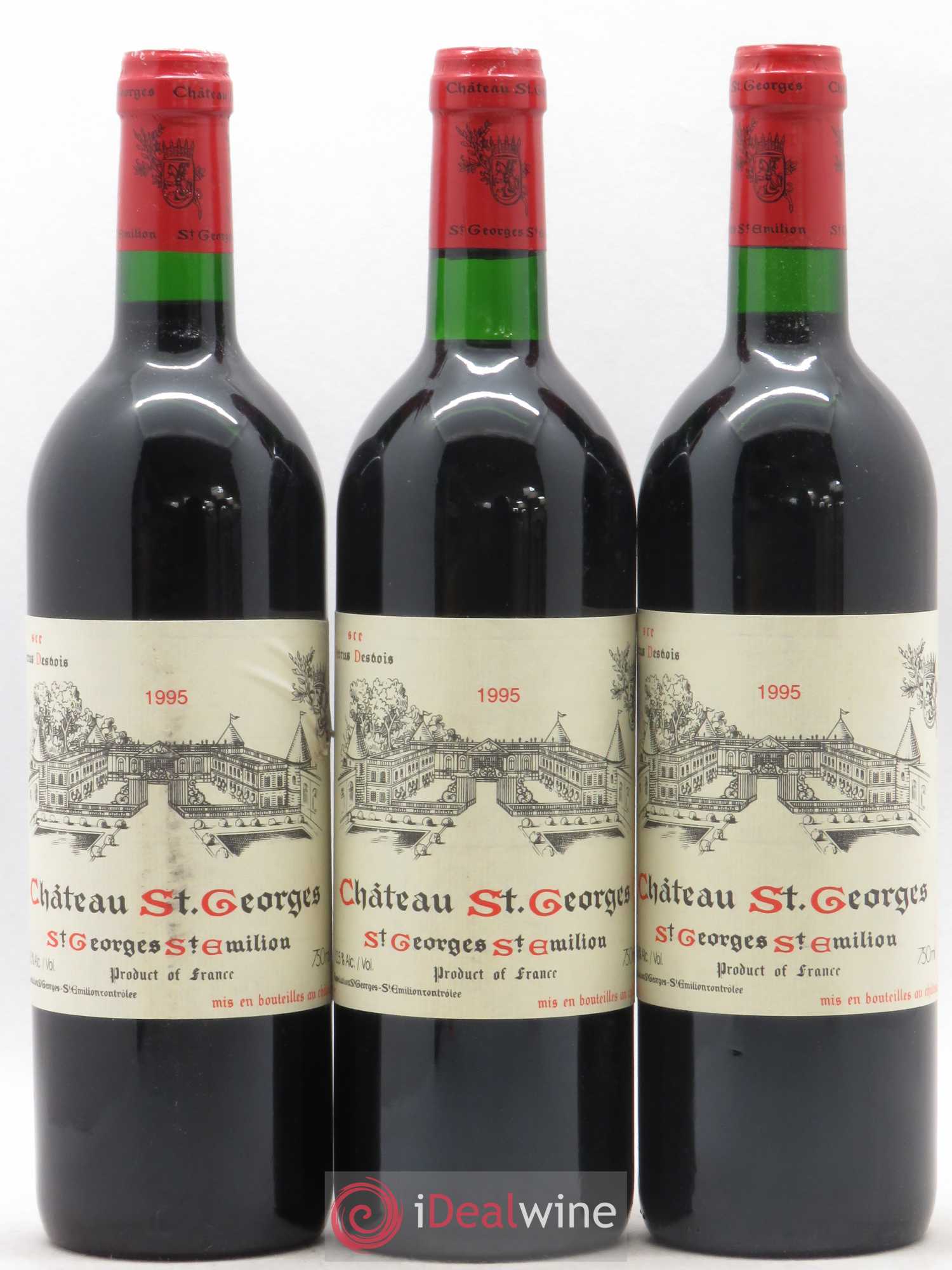 Château Saint-Georges 1995 - Lot de 6 bouteilles - 1