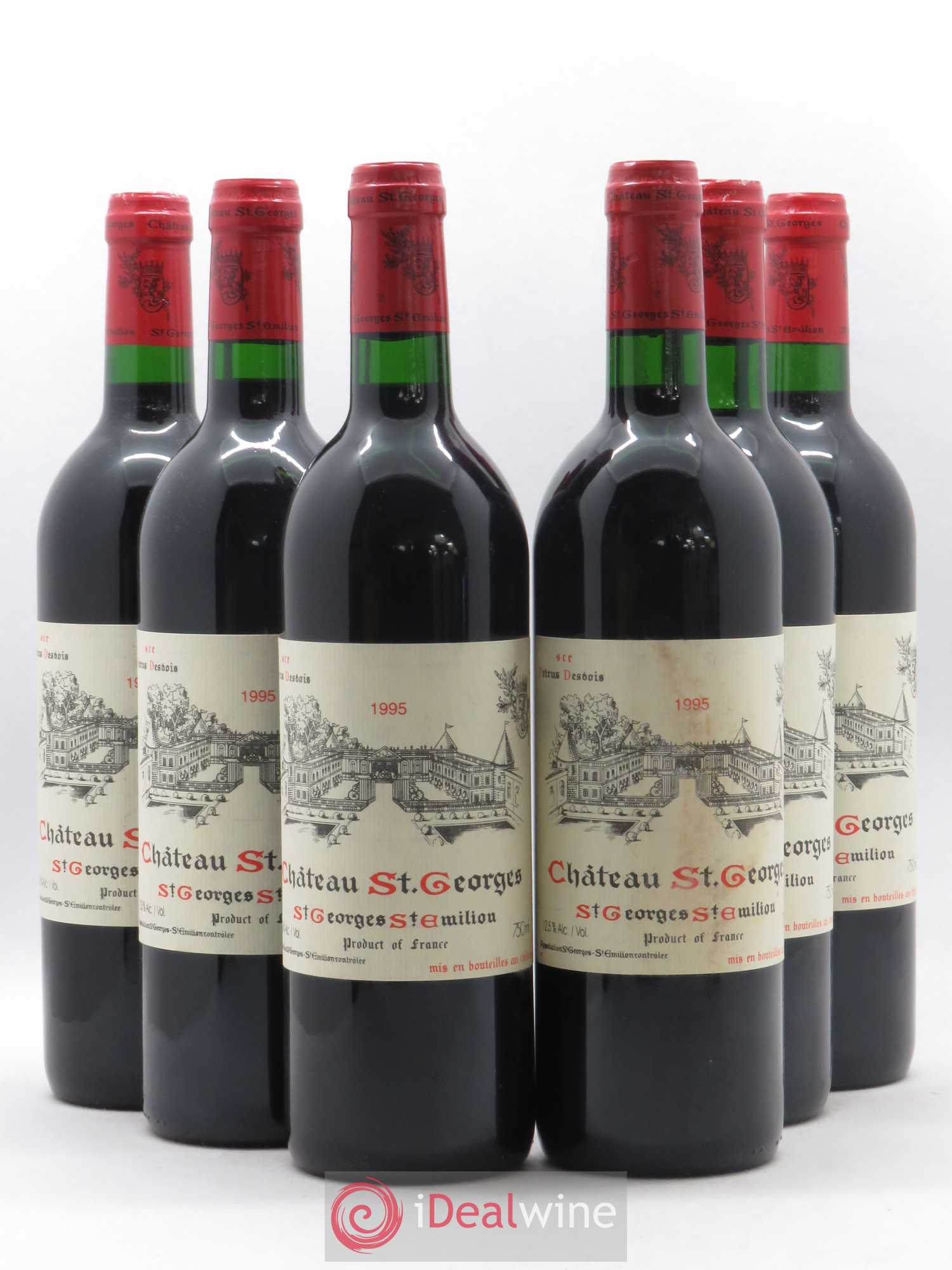 Château Saint-Georges 1995 - Lot de 6 bouteilles - 0