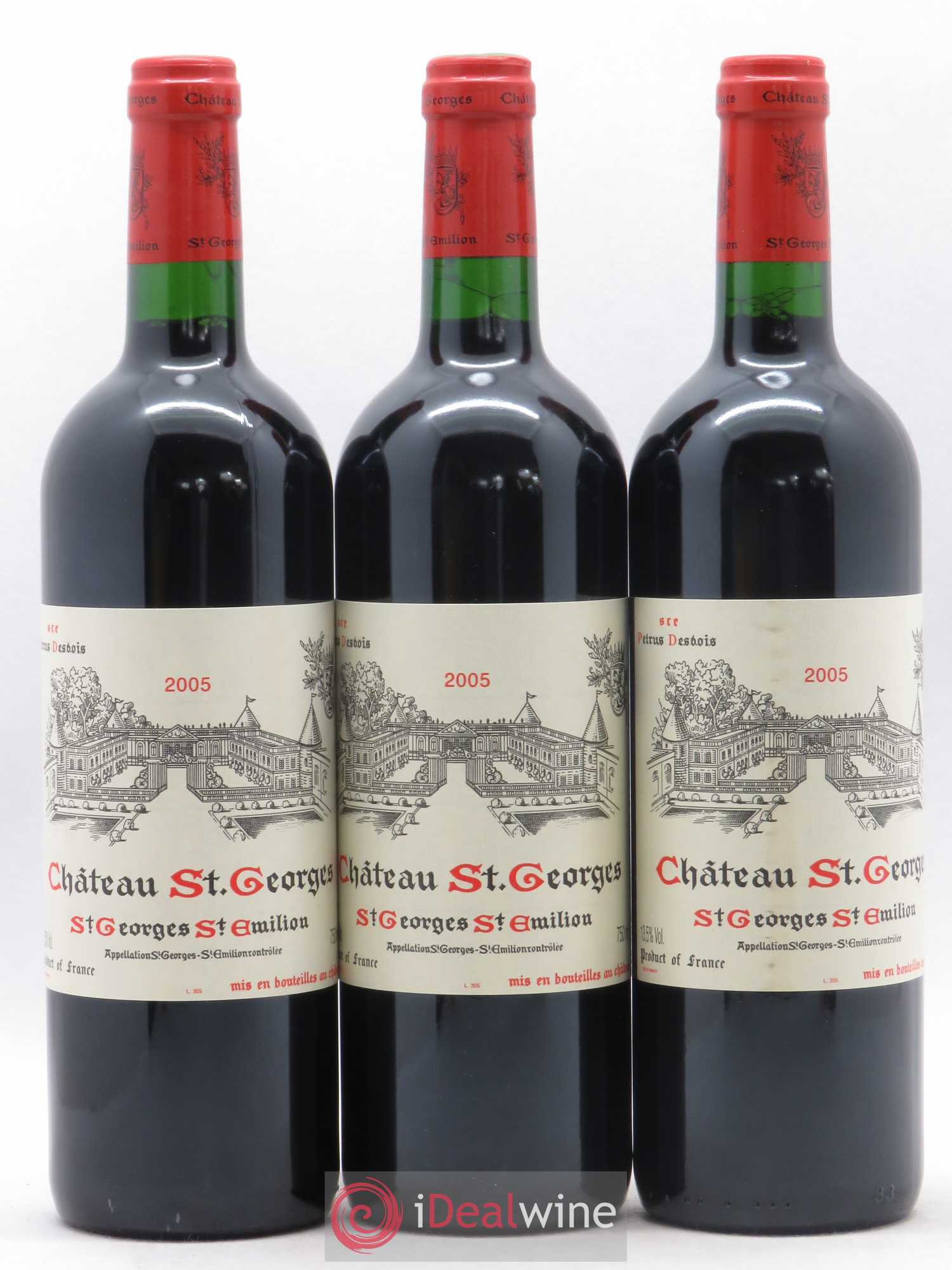 Château Saint-Georges 2005 - Lot de 3 bouteilles - 0