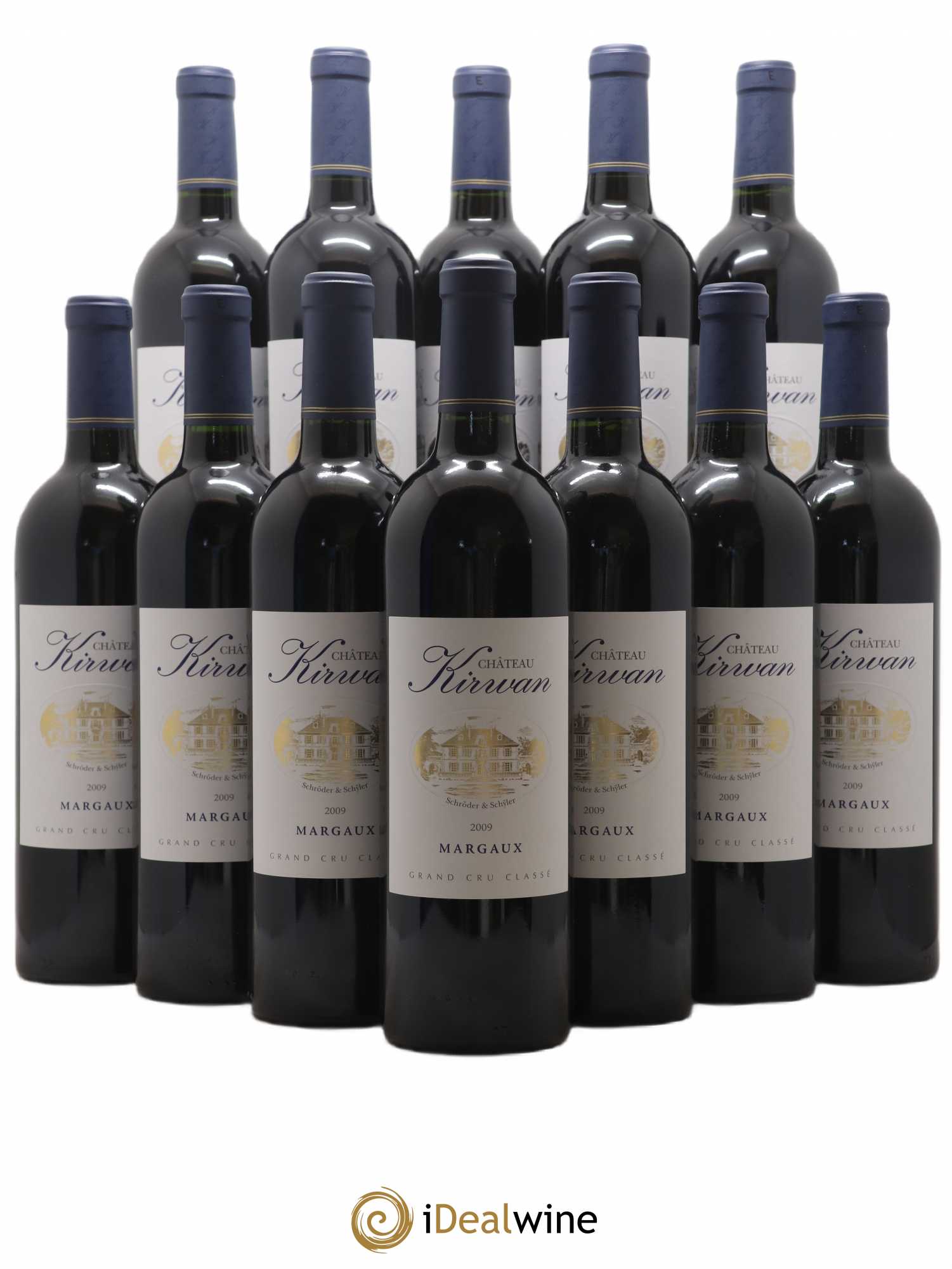 Château Kirwan 3ème Grand Cru Classé 2009 - Lot de 12 bouteilles - 0