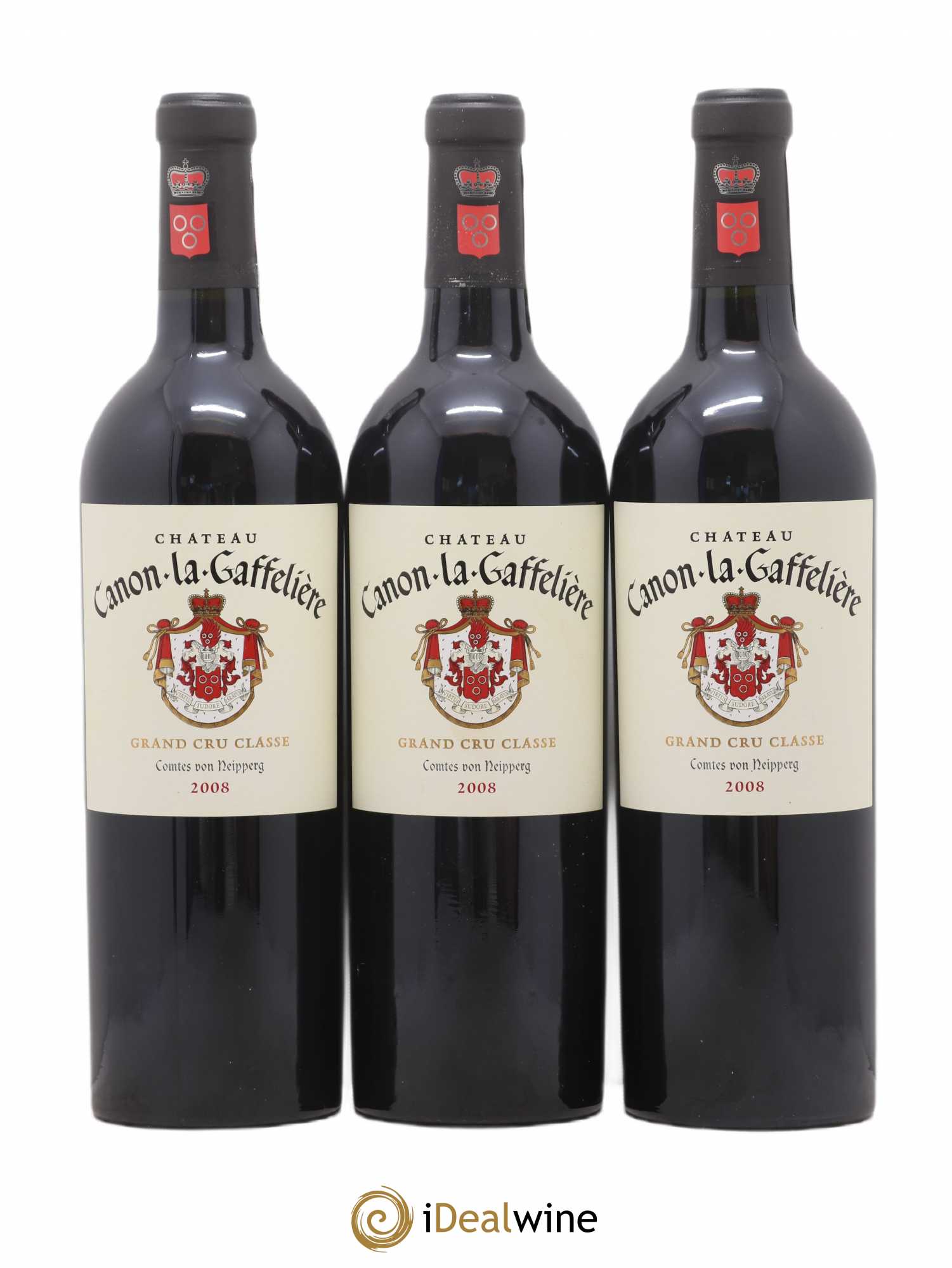 Château Canon la Gaffelière 1er Grand Cru Classé B 2008 - Lot of 12 bottles - 1