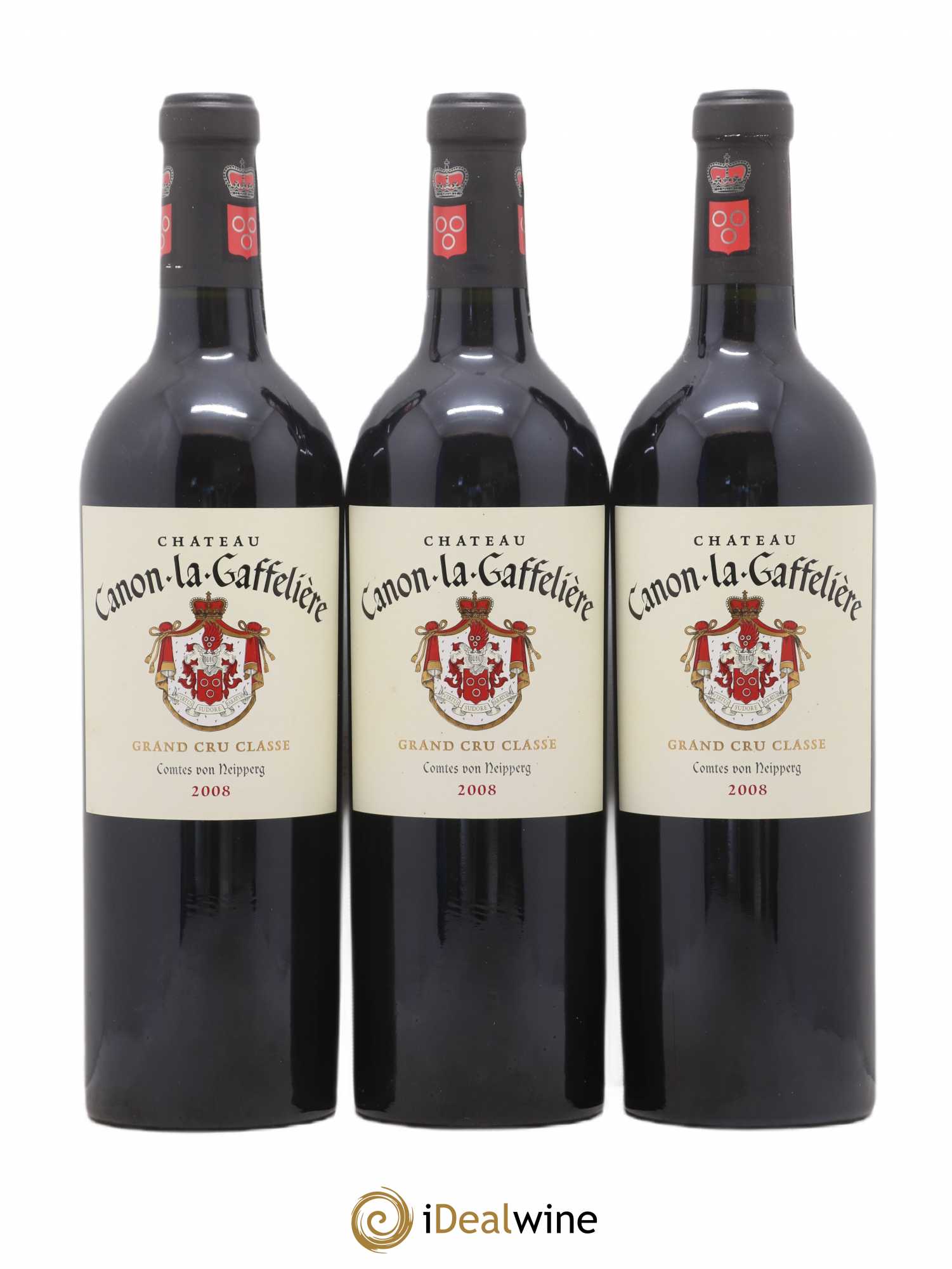 Château Canon la Gaffelière 1er Grand Cru Classé B 2008 - Lot of 12 bottles - 3