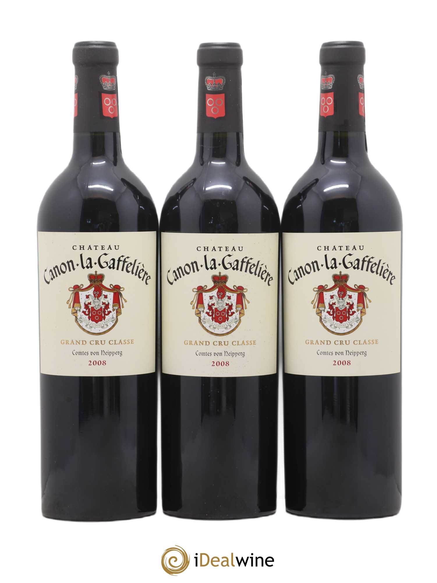 Château Canon la Gaffelière 1er Grand Cru Classé B 2008 - Lot of 12 bottles - 4