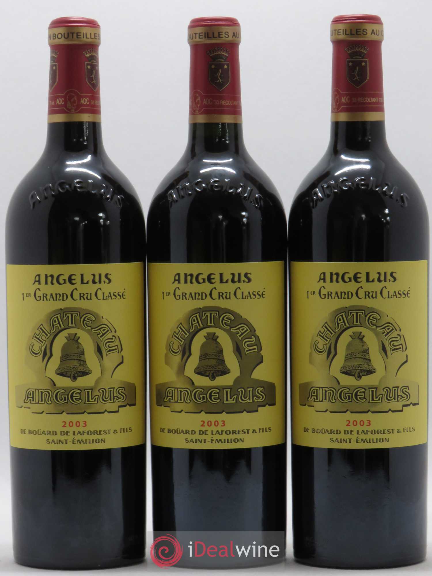 Château Angélus 1er Grand Cru Classé A 2003 - Lot de 12 bouteilles - 5