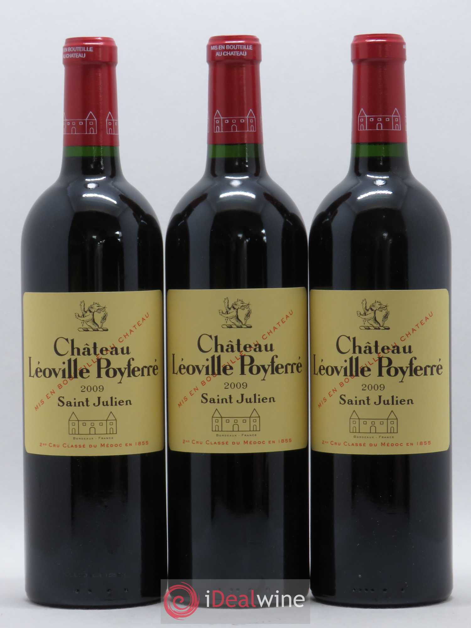 Château Léoville Poyferré 2ème Grand Cru Classé 2009 - Lot de 12 bouteilles - 1