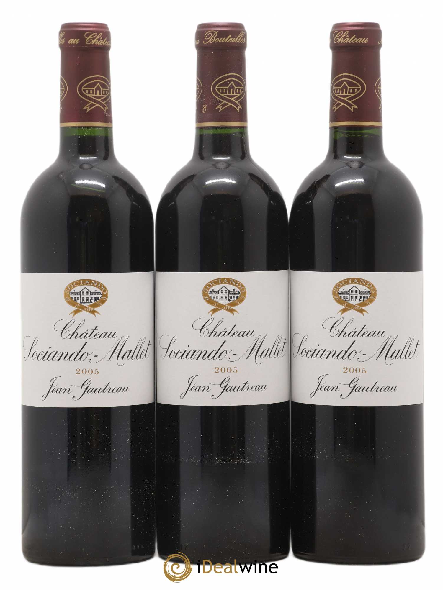 Château Sociando Mallet 2005 - Lot de 12 bouteilles - 2