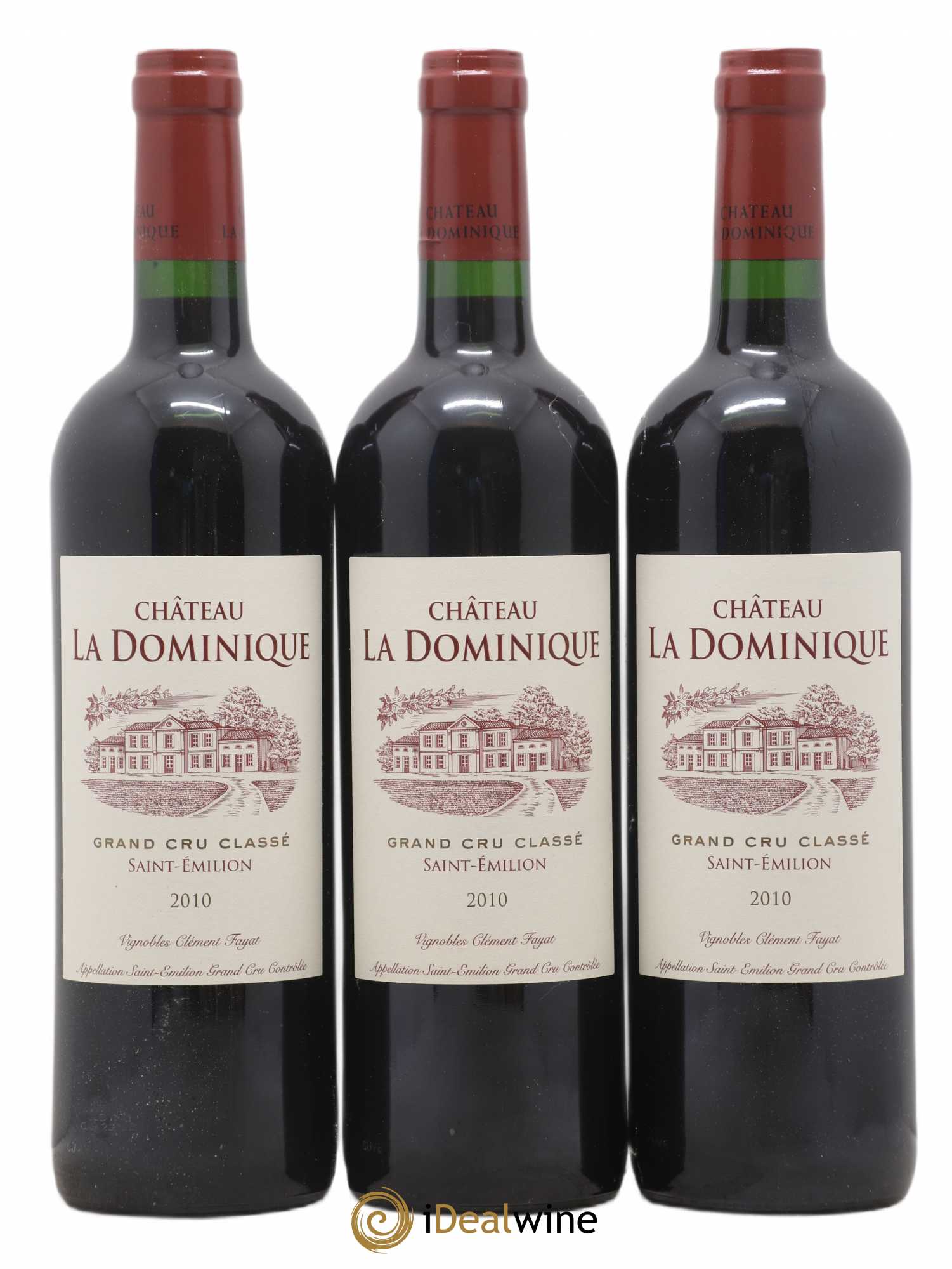 Château la Dominique Grand Cru Classé 2010 - Posten von 12 Flaschen - 3
