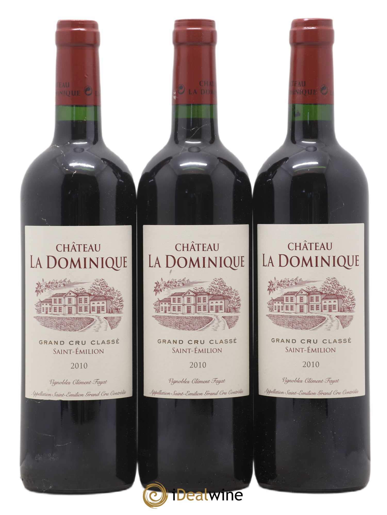 Château la Dominique Grand Cru Classé 2010 - Posten von 12 Flaschen - 4