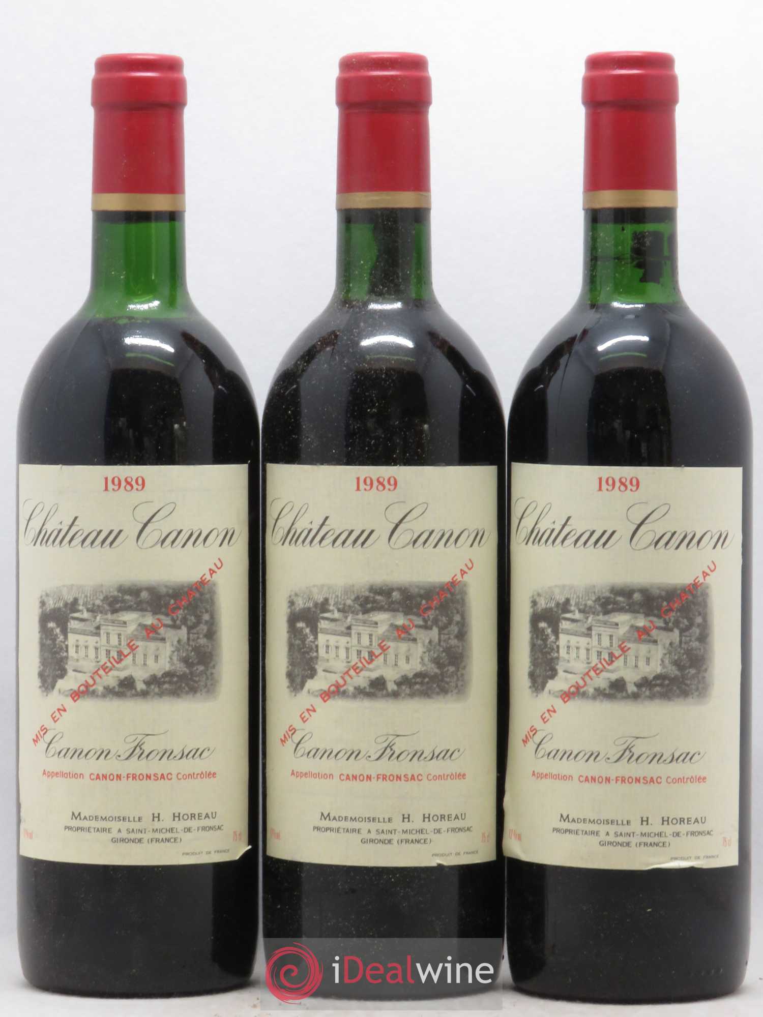 Canon-Fronsac Château Canon 1989 - Lot de 12 bouteilles - 1