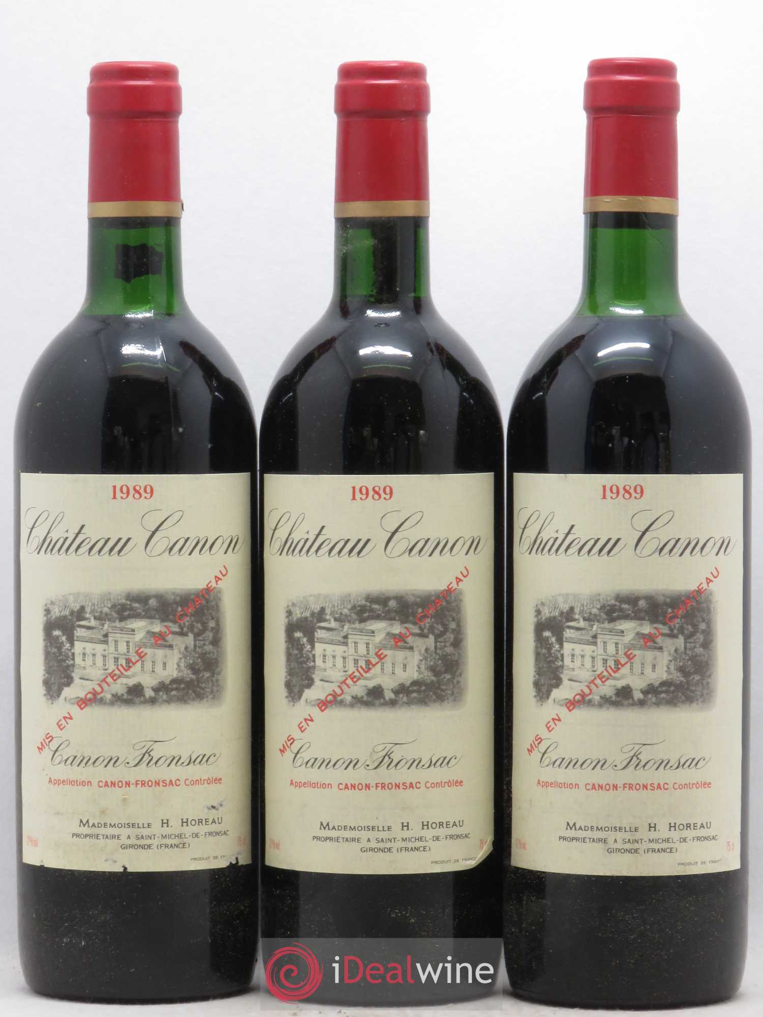Canon-Fronsac Château Canon 1989 - Lot de 12 bouteilles - 2