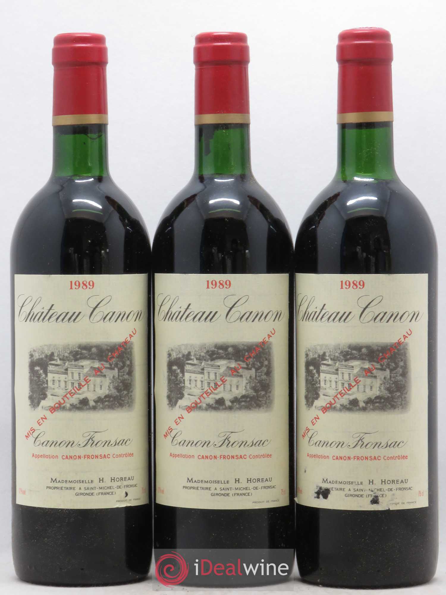 Canon-Fronsac Château Canon 1989 - Lot de 12 bouteilles - 3