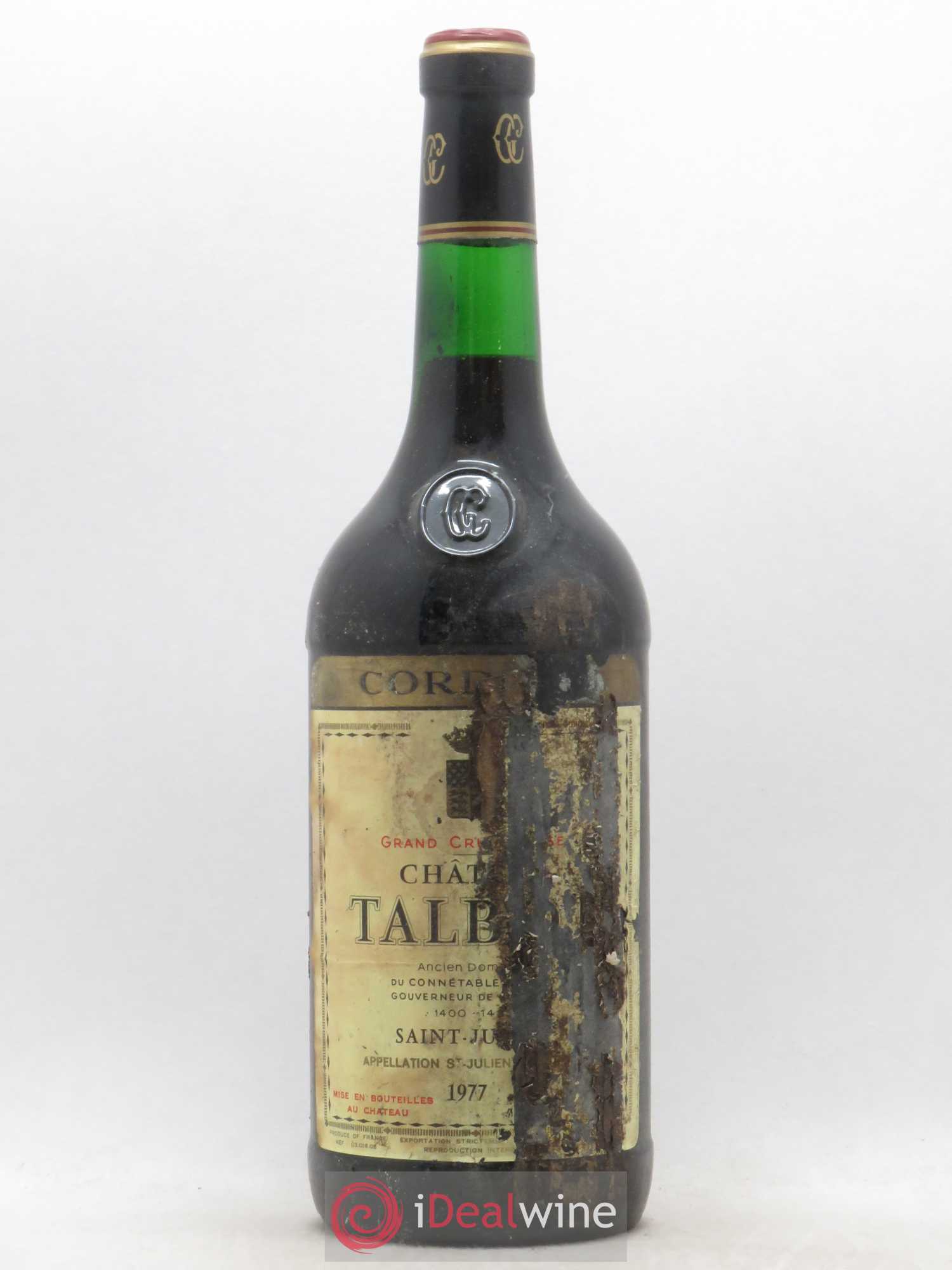 Château Talbot 4ème Grand Cru Classé 1977 - Lot de 1 magnum - 0
