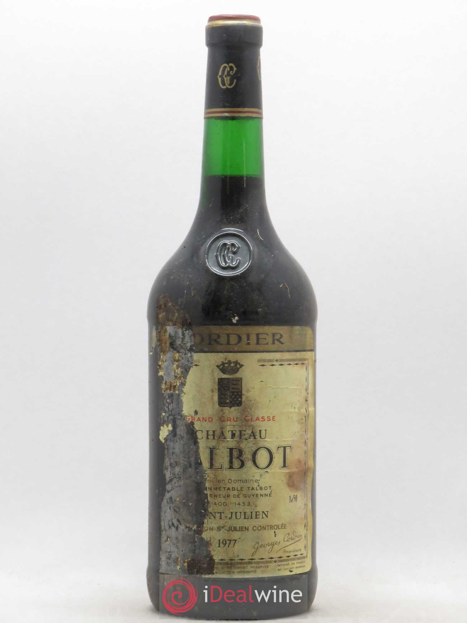 Château Talbot 4ème Grand Cru Classé 1977 - Lot de 1 magnum - 0