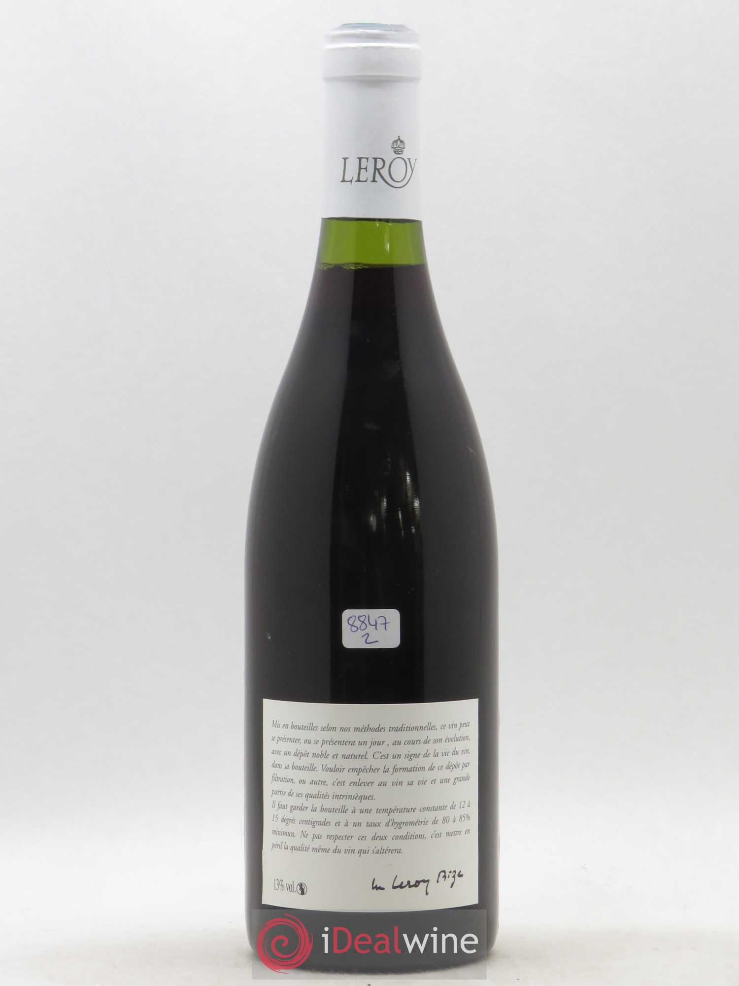 Saint-Aubin 1er Cru Leroy SA 2003 - Lot de 1 bouteille - 1