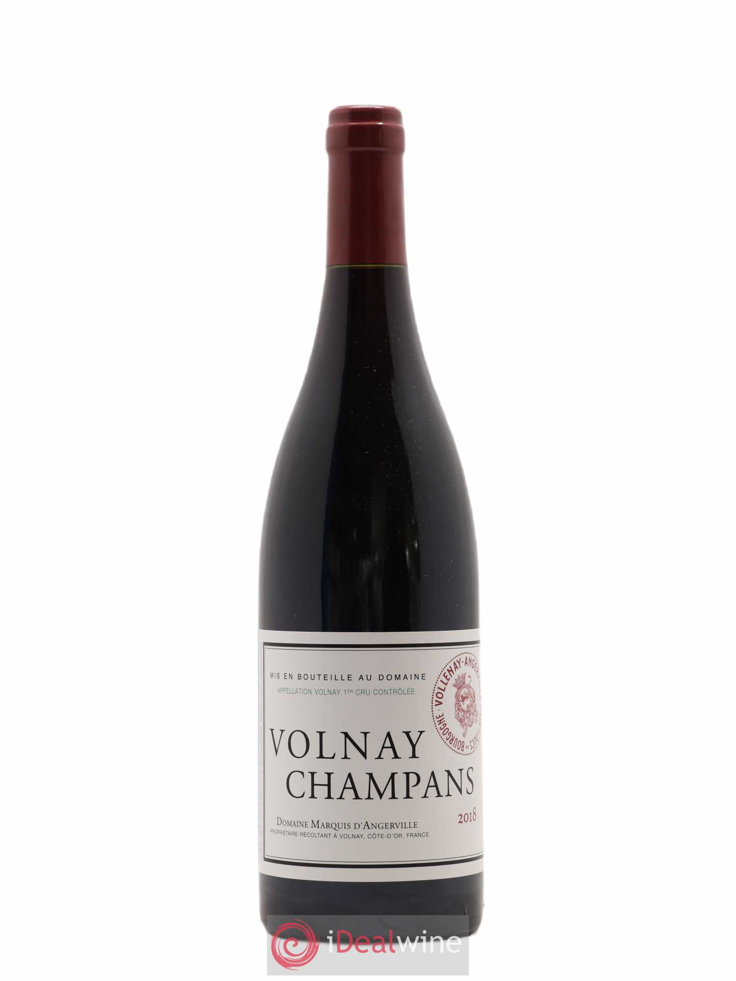 Volnay 1er Cru Champans Marquis d'Angerville (Domaine) 2018 - Lot de 1 bouteille - 0