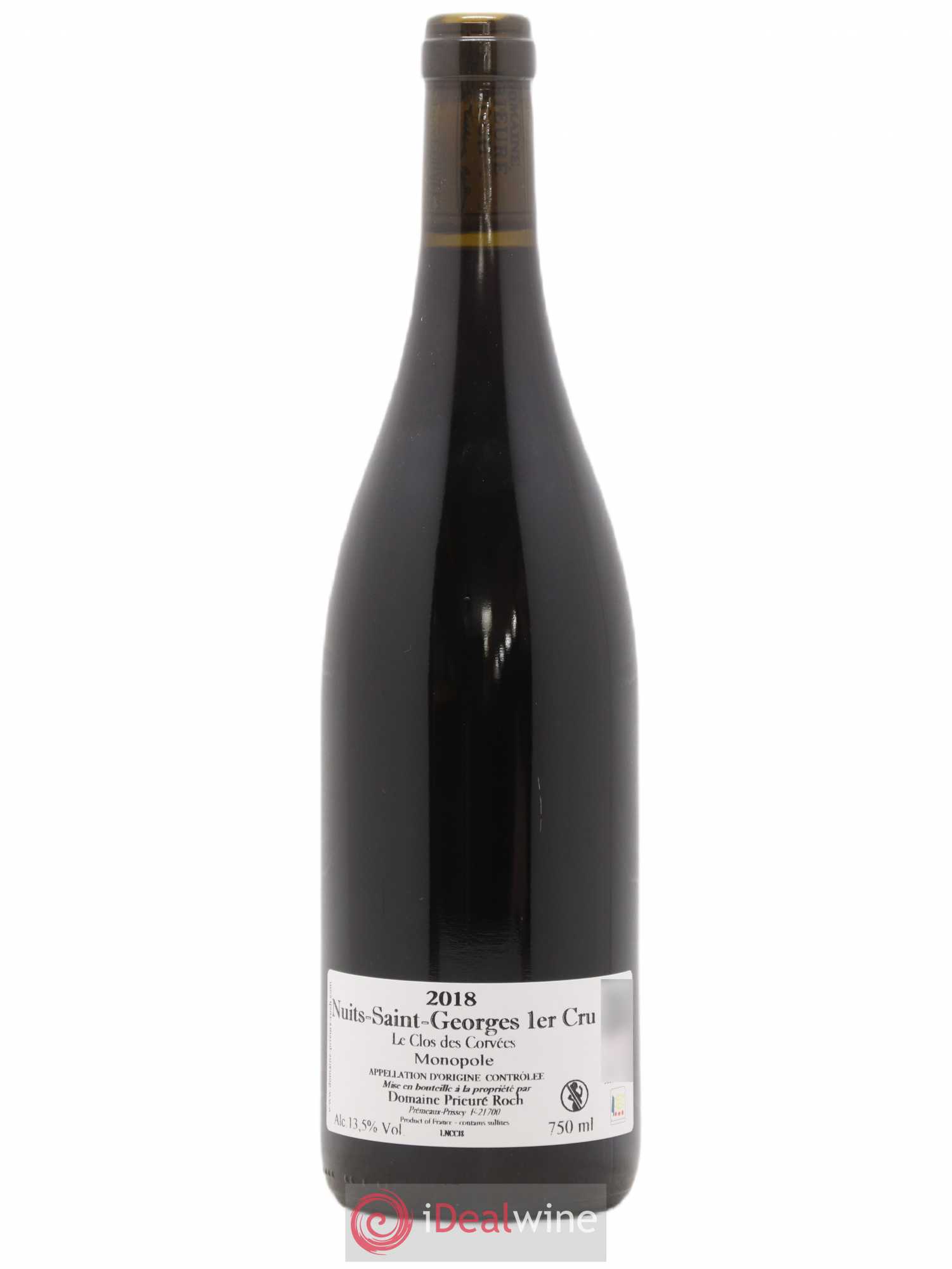Nuits-Saint-Georges 1er Cru Le Clos des Corvées Prieuré Roch 2018 - Lot de 1 bouteille - 1