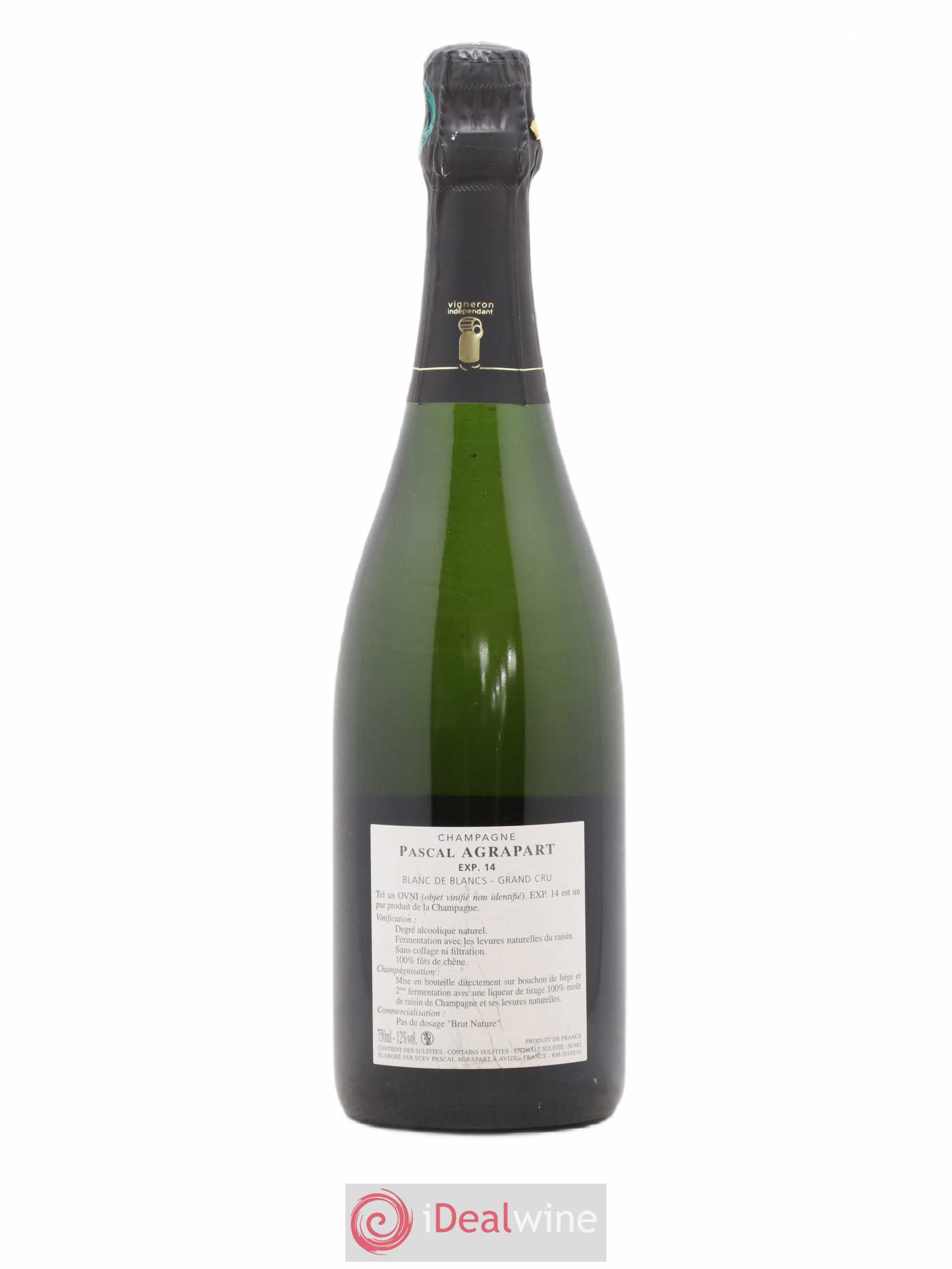 Expérience 14 Brut Nature Pascal Agrapart - Lot de 1 bouteille - 1
