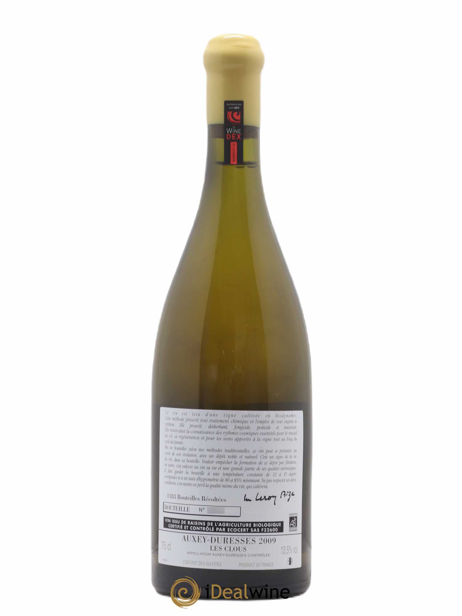 Auxey-Duresses Les Clous d'Auvenay (Domaine) 2009 - Lot de 1 bouteille - 1