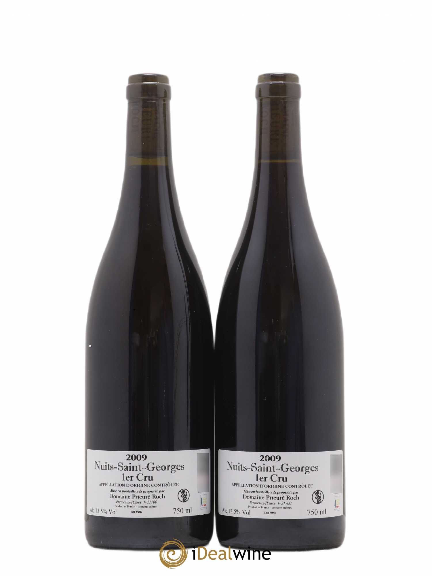 Nuits-Saint-Georges 1er Cru Vieilles Vignes Prieuré Roch 2009 - Lot de 2 bouteilles - 1