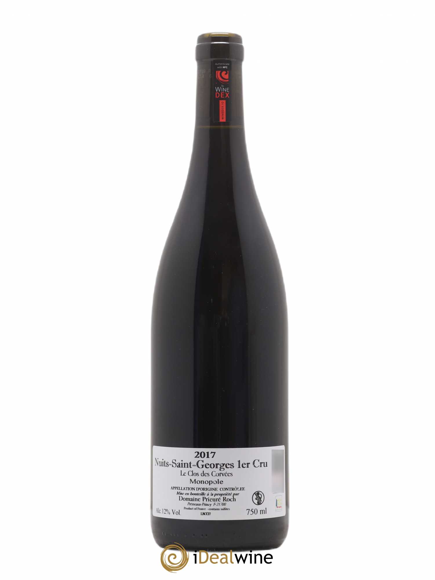 Nuits-Saint-Georges 1er Cru Le Clos des Corvées Prieuré Roch 2017 - Lot de 1 bouteille - 1