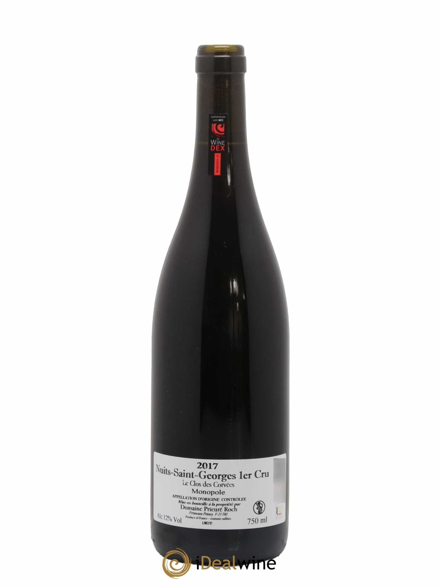 Nuits-Saint-Georges 1er Cru Le Clos des Corvées Prieuré Roch 2017 - Lot de 1 bouteille - 1