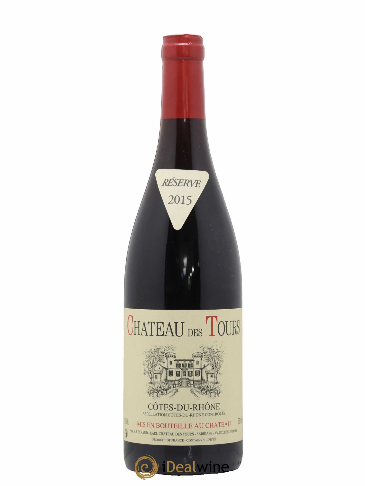 Côtes-du-Rhône Château des Tours Emmanuel Reynaud 2015 - Lot de 1 bouteille - 0