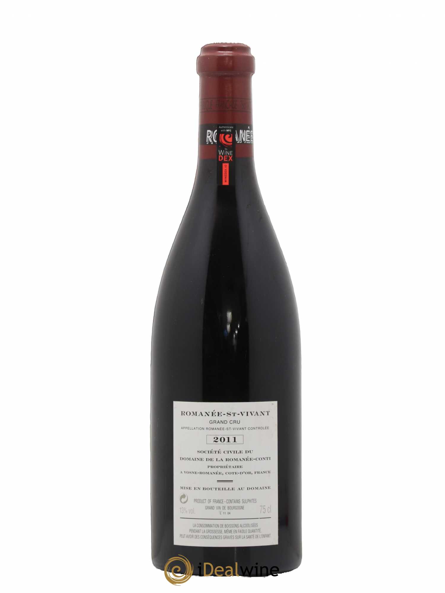 Romanée-Saint-Vivant Grand Cru Domaine de la Romanée-Conti 2011 - Lot de 1 bouteille - 1