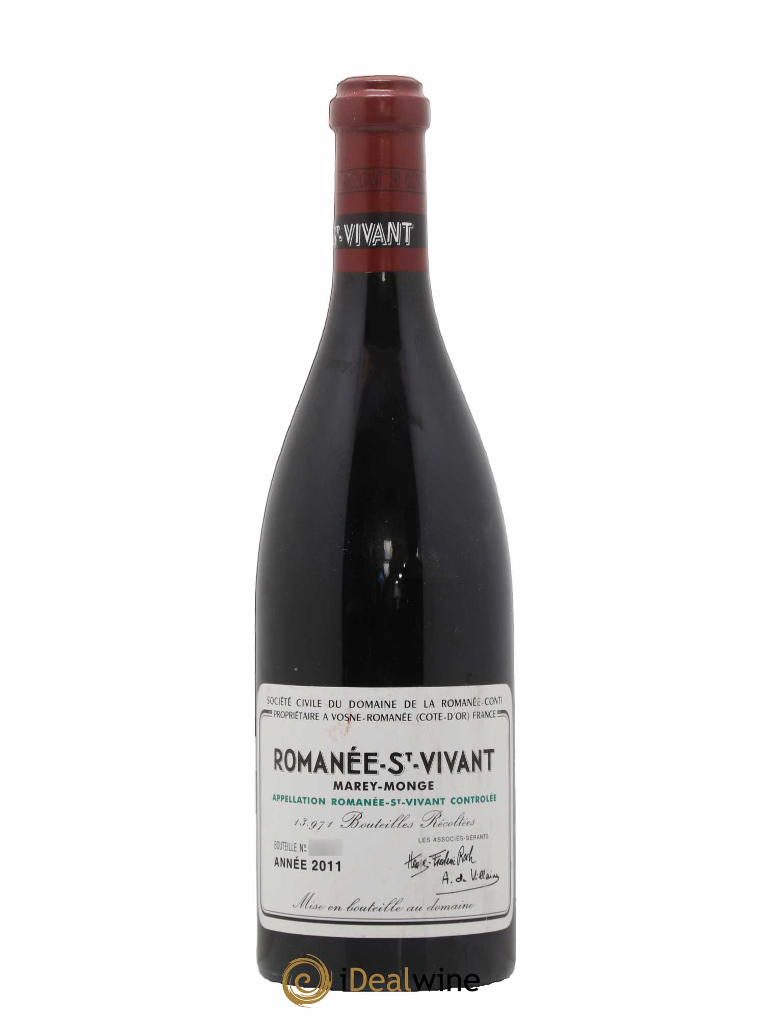 Romanée-Saint-Vivant Grand Cru Domaine de la Romanée-Conti 2011 - Lot de 1 bouteille - 0
