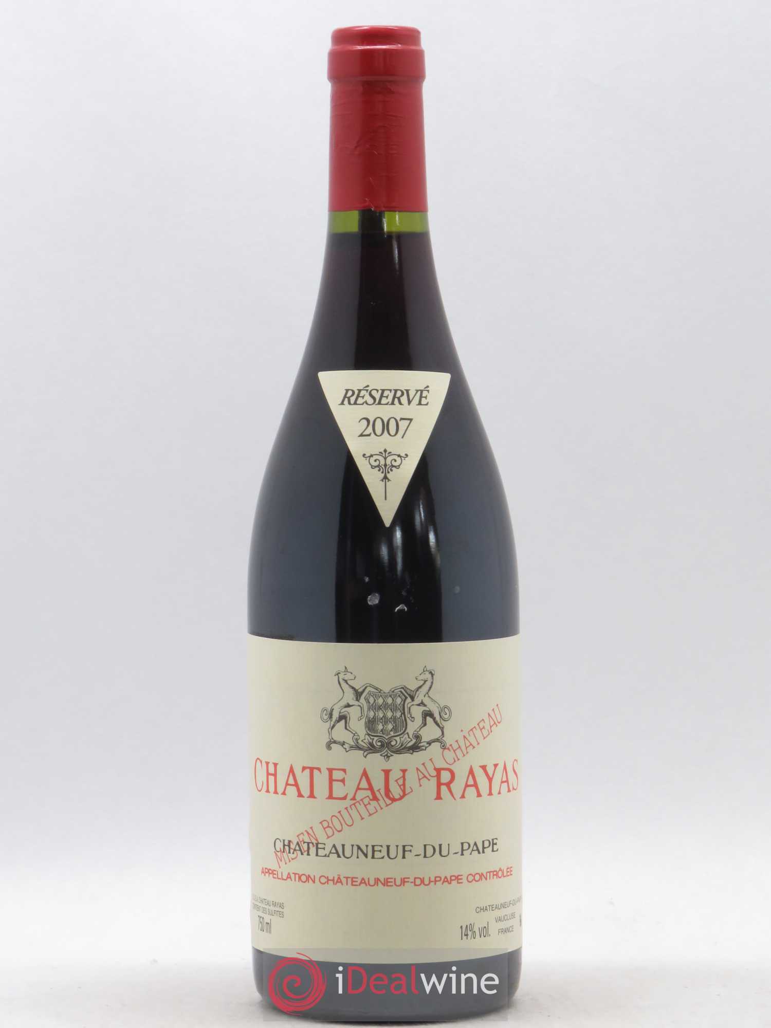 Châteauneuf-du-Pape Château Rayas Emmanuel Reynaud 2007 - Lot de 1 bouteille - 0
