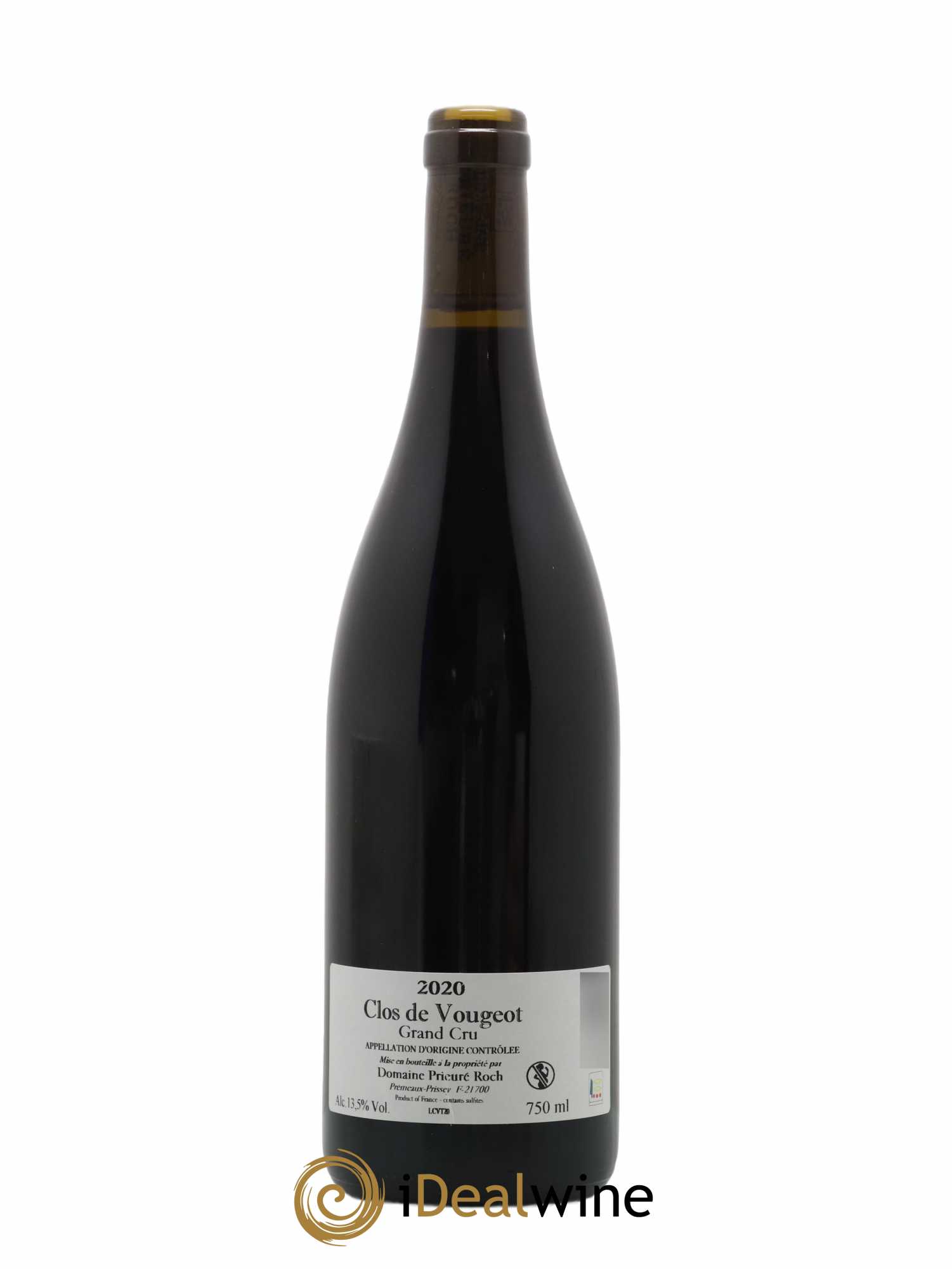 Clos de Vougeot Grand Cru Prieuré Roch 2020 - Lot de 1 bouteille - 1