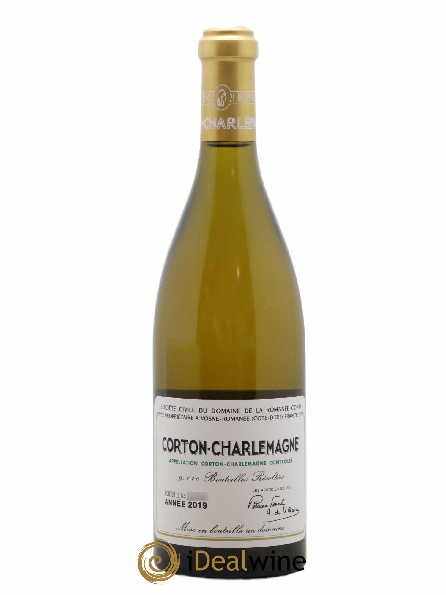 Corton-Charlemagne Grand Cru Domaine de la Romanée-Conti 2019 - Lot of 1 bottle - 0
