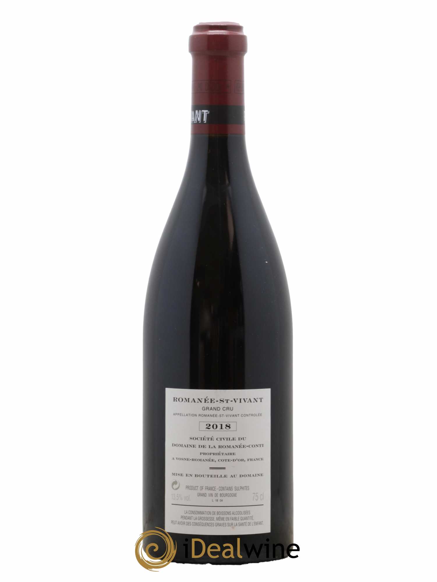 Romanée-Saint-Vivant Grand Cru Domaine de la Romanée-Conti 2018 - Lot de 1 bouteille - 1