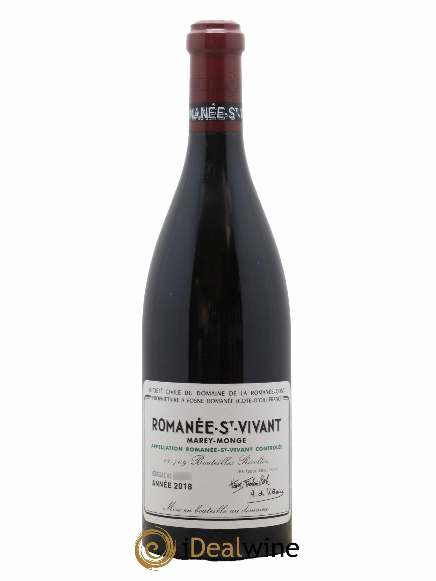 Romanée-Saint-Vivant Grand Cru Domaine de la Romanée-Conti 2018 - Lot de 1 bouteille - 0