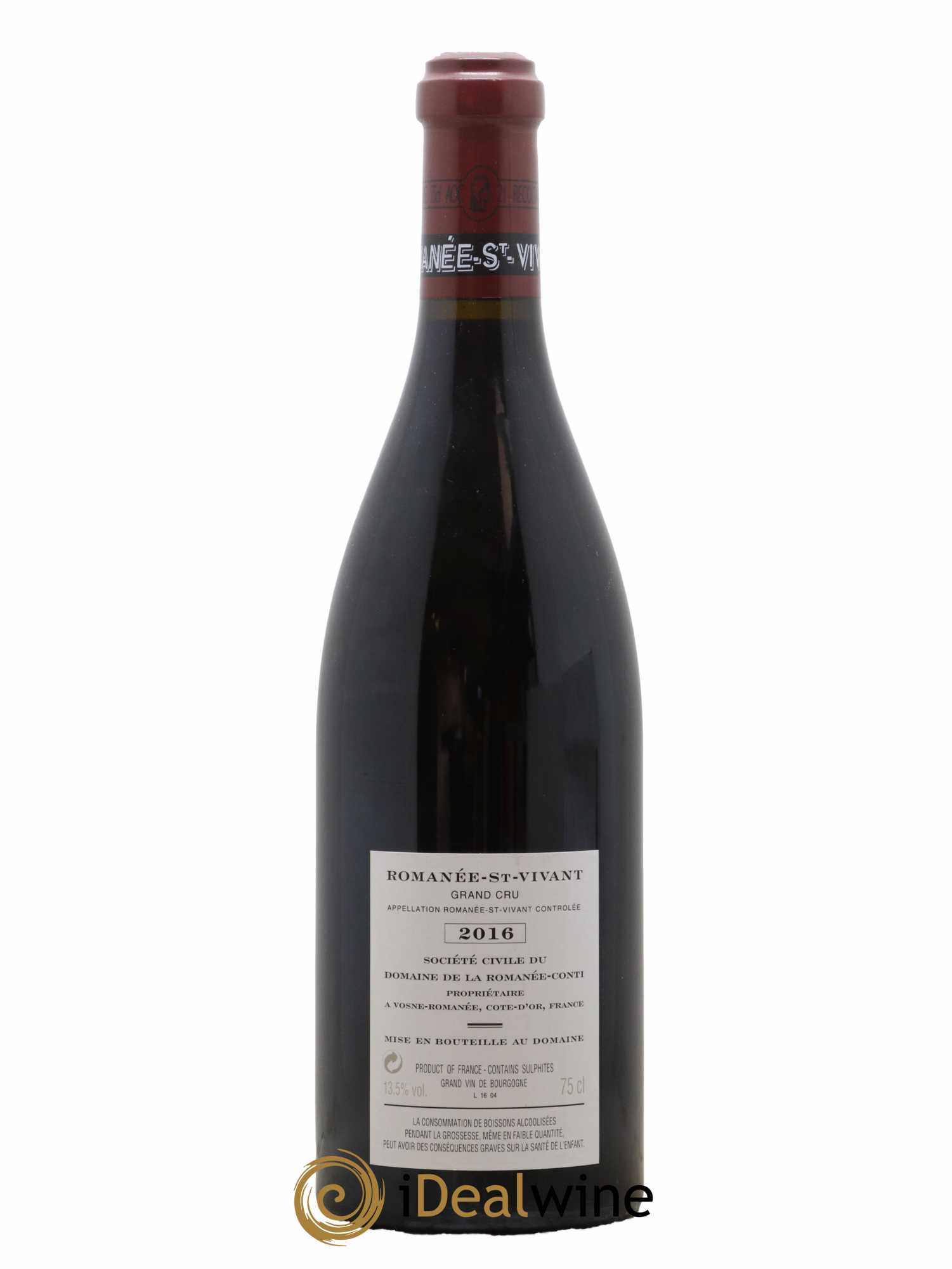 Romanée-Saint-Vivant Grand Cru Domaine de la Romanée-Conti 2016 - Lot de 1 bouteille - 1